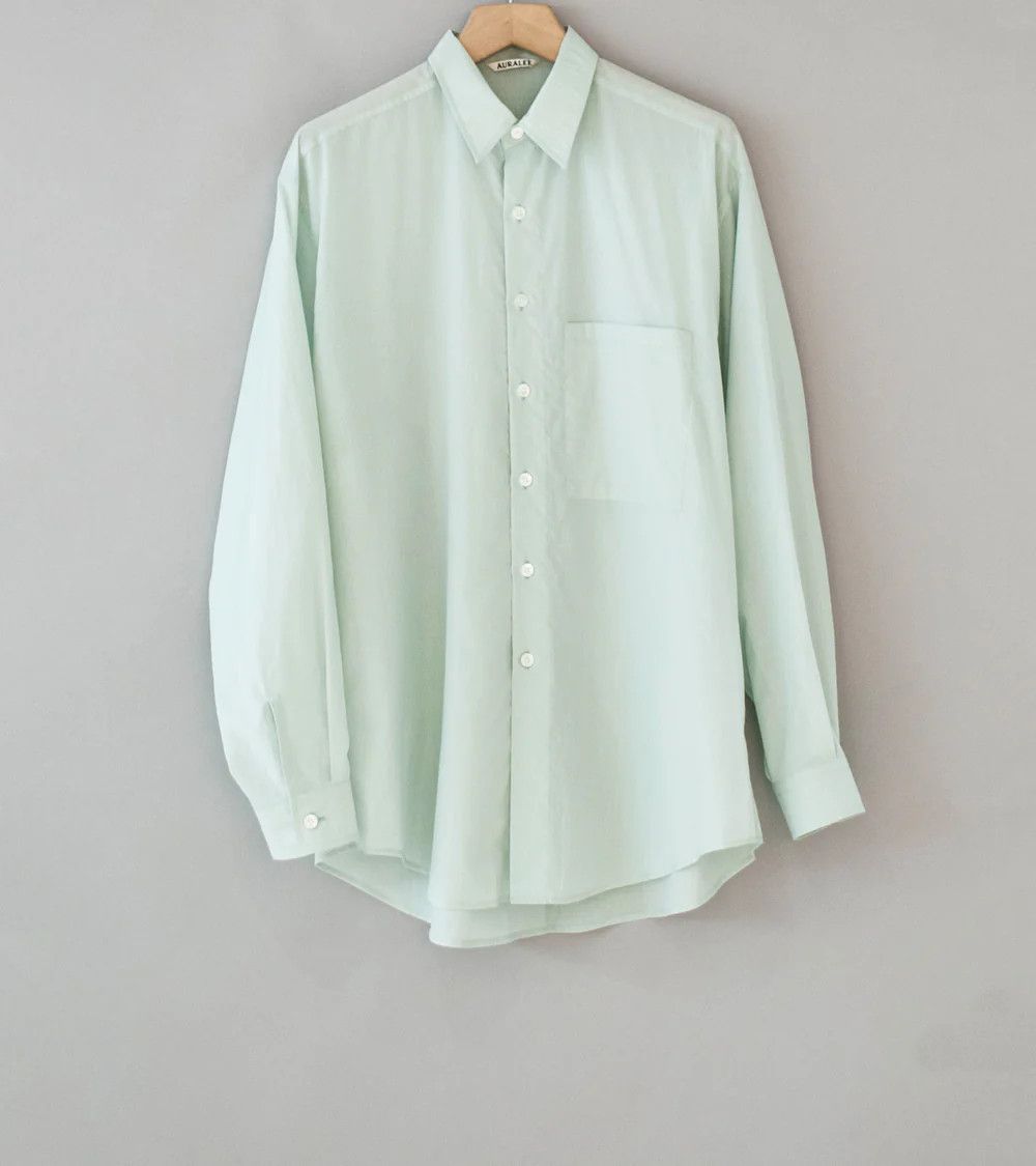 Auralee AURALEE: Finx Shuttle Ox Shirt - Size 4 | Grailed