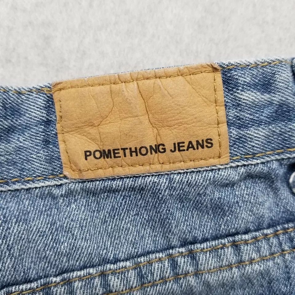 Other Pomethong Jeans Shorts Women Medium Blue Denim Distressed Size 25" / US 0 / IT 36 - 10 Thumbnail