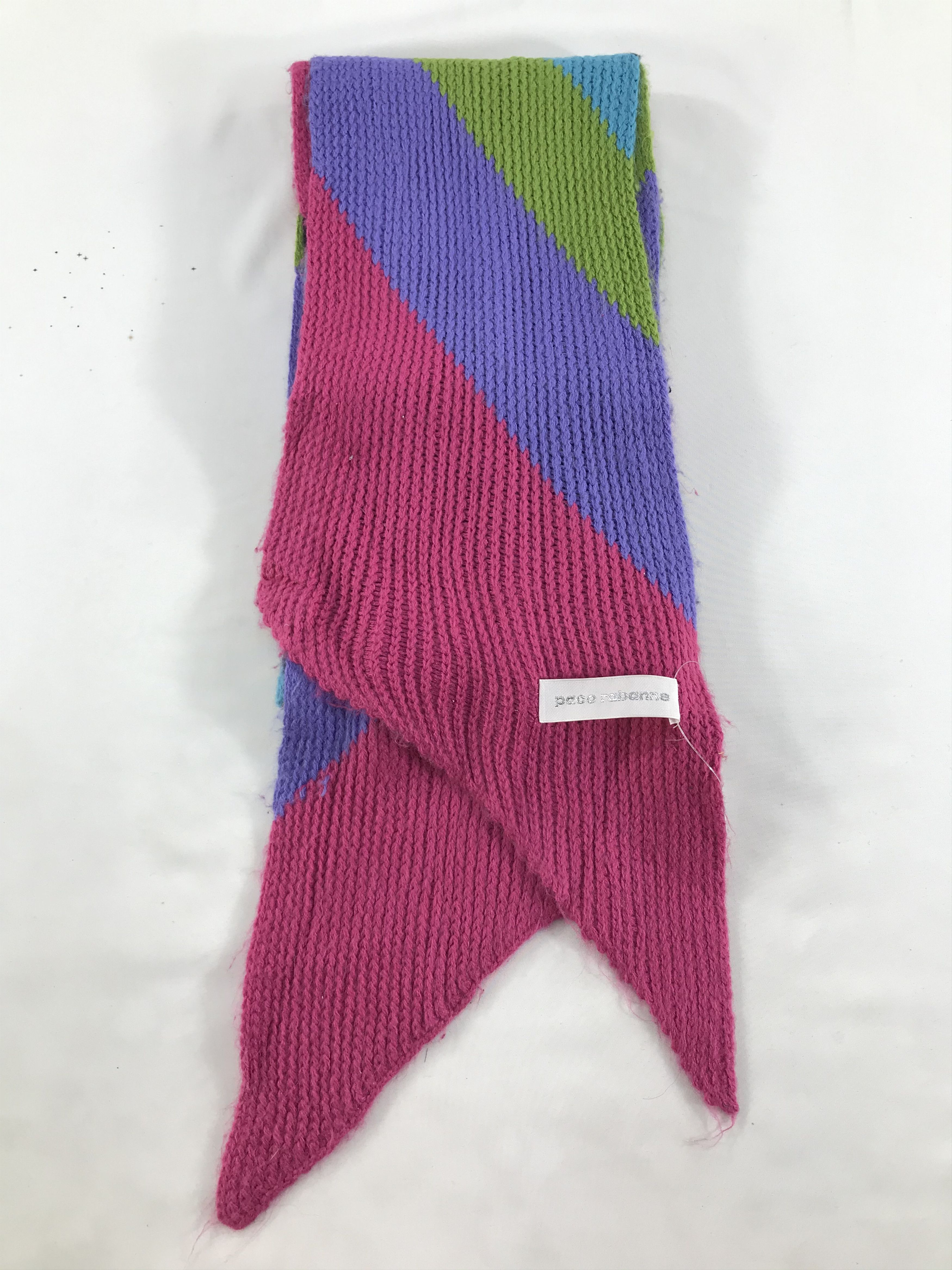 Paco Rabanne Vintage Paco Rabanne Scarf/Muffler/Neckwear MF985 Size ONE SIZE - 2 Thumbnail