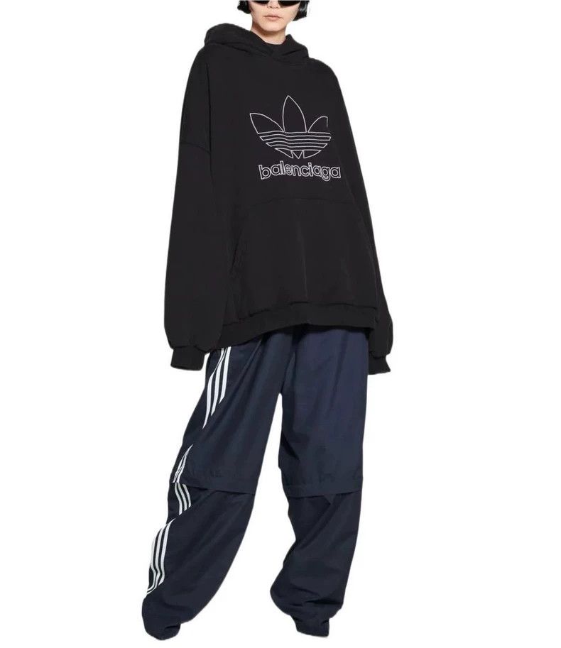Balenciaga Balenciaga 23ss Show Co-Branded Embroidered Logo Hoodie 250 Size US L / EU 52-54 / 3 - 2 Thumbnail