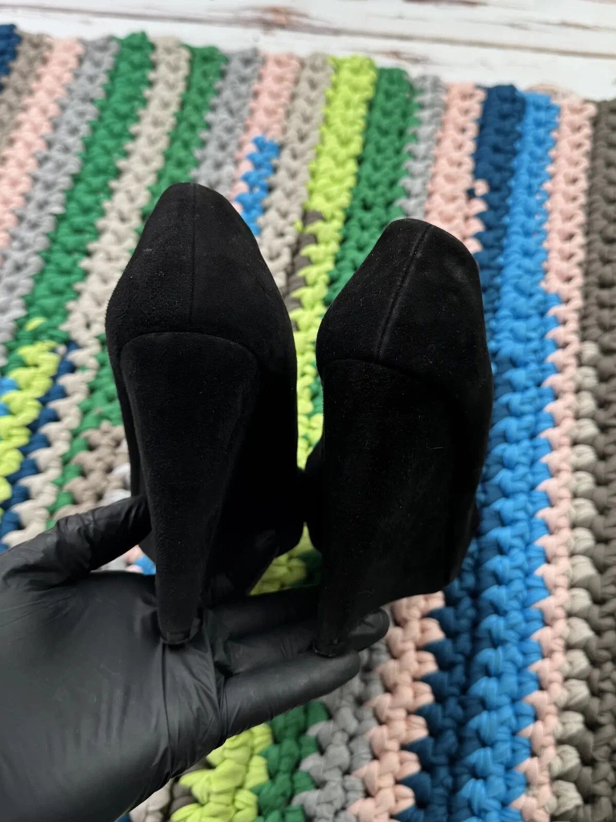 Miu Miu Miu Miu Vintage Suede Heels Size US 9 / IT 39 - 8 Thumbnail