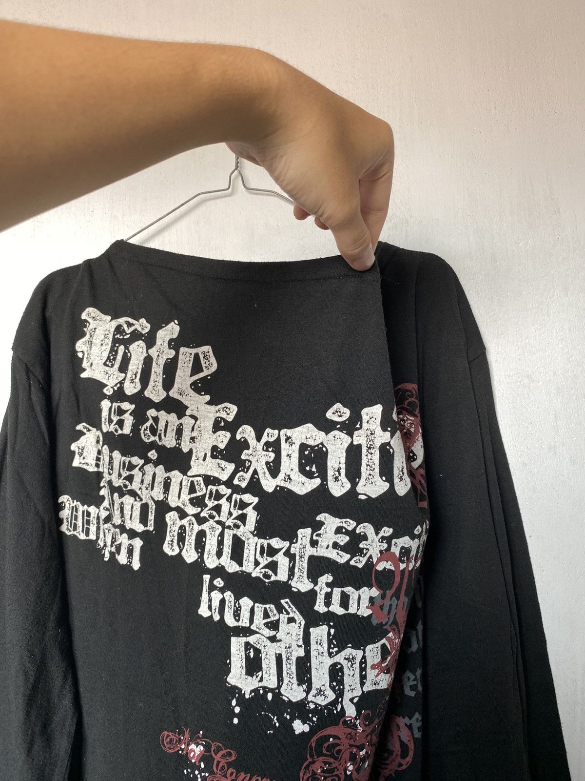 If Six Was Nine Not Alone Poem Double Layer Longsleeve Size US L / EU 52-54 / 3 - 4 Thumbnail
