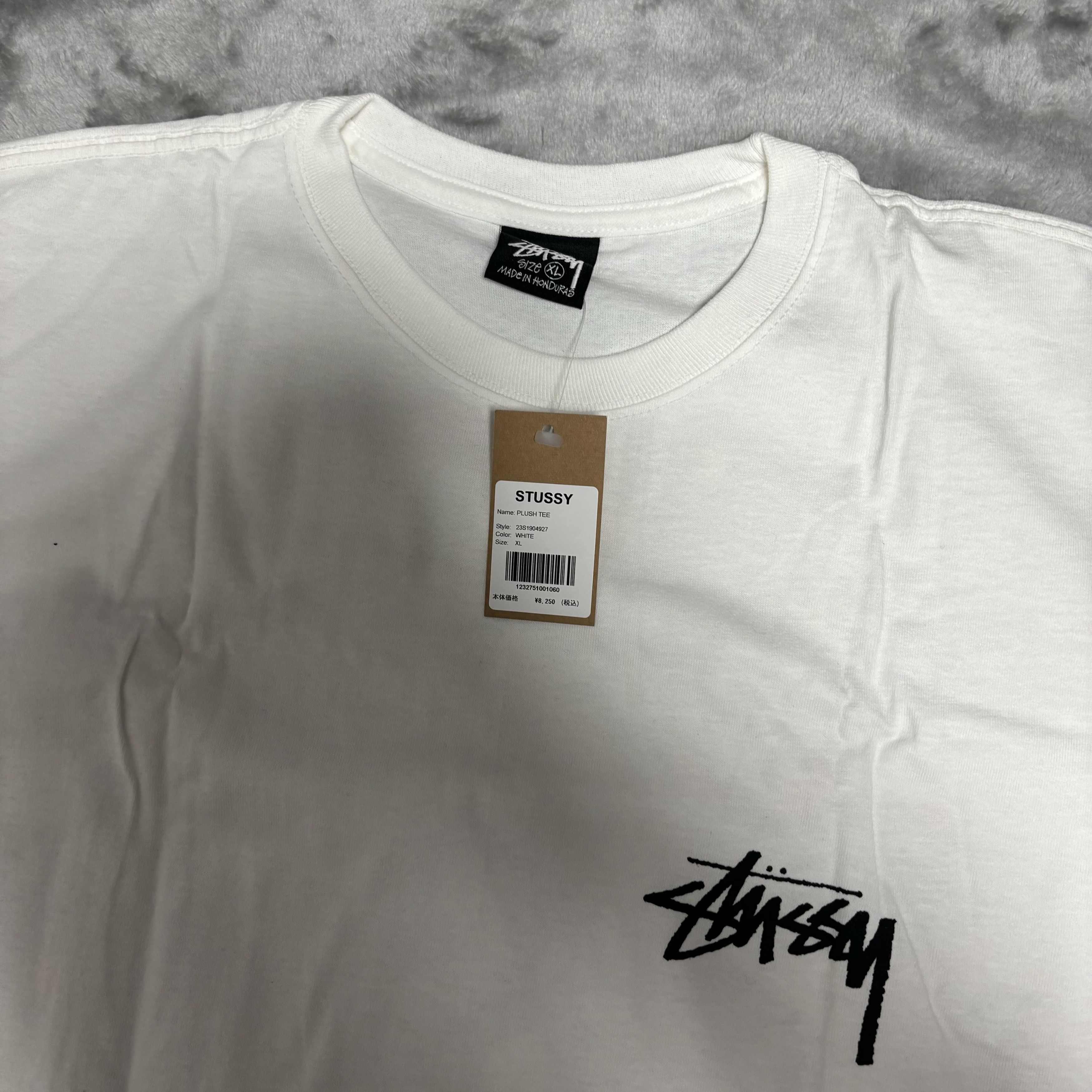 Stussy Stussy Plush Tee White Size US L / EU 52-54 / 3 - 5 Thumbnail