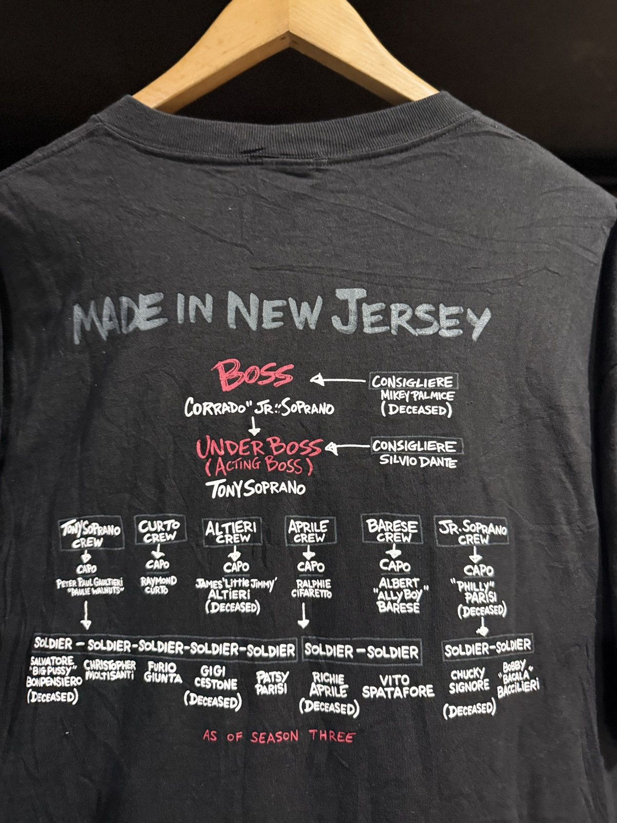 Vintage Vintage The Sopranos Hbo Movie Faded Oversize Tee Size US XXL / EU 58 / 5 - 7 Thumbnail