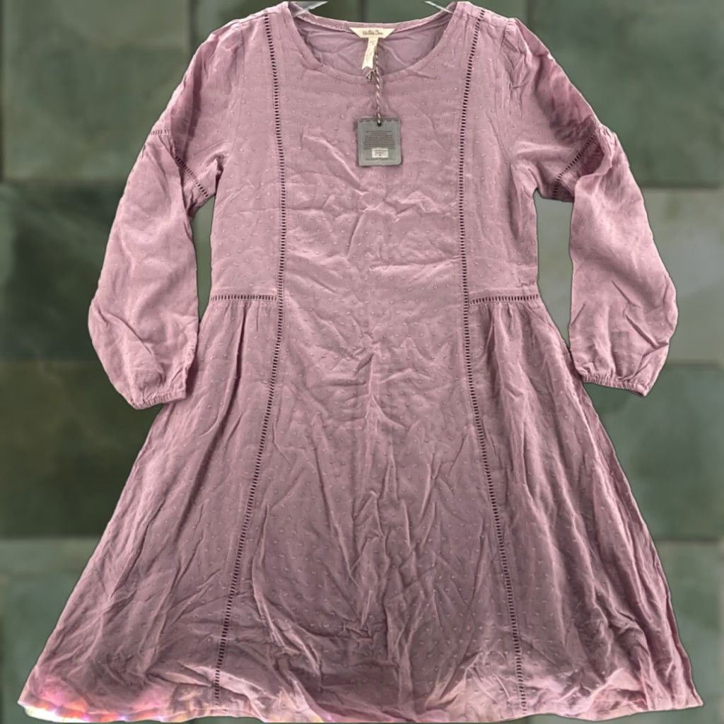 Vintage Matilda Jane Women's Small Purple Long Sleeve Fit & Flare Dress NWT Size S / US 4 / IT 40 - 1 Thumbnail