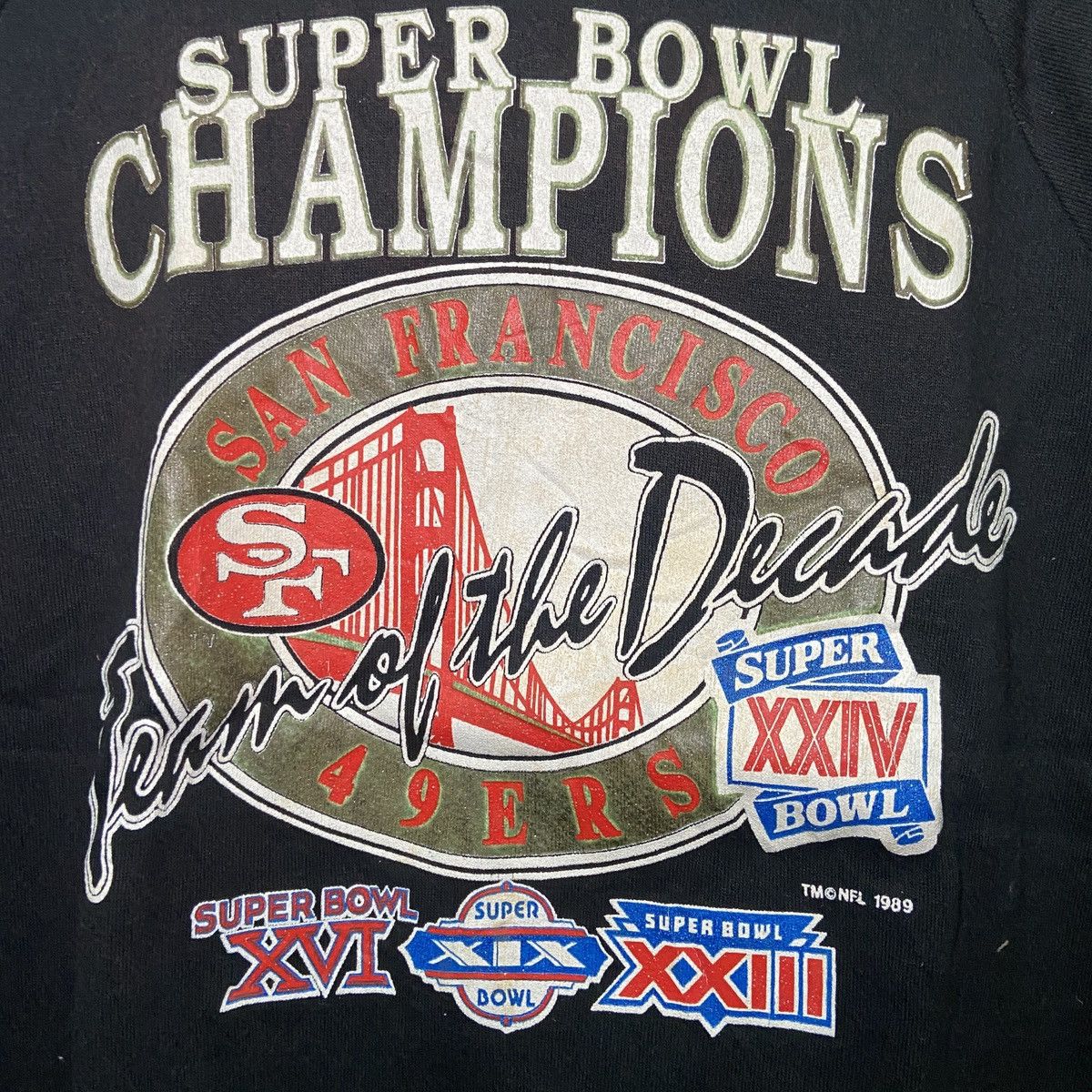 Jerzees × NFL × Vintage San Francisco 49ers Super Bowl Champion 1989 Sweatshirt M Size US M / EU 48-50 / 2 - 2 Thumbnail