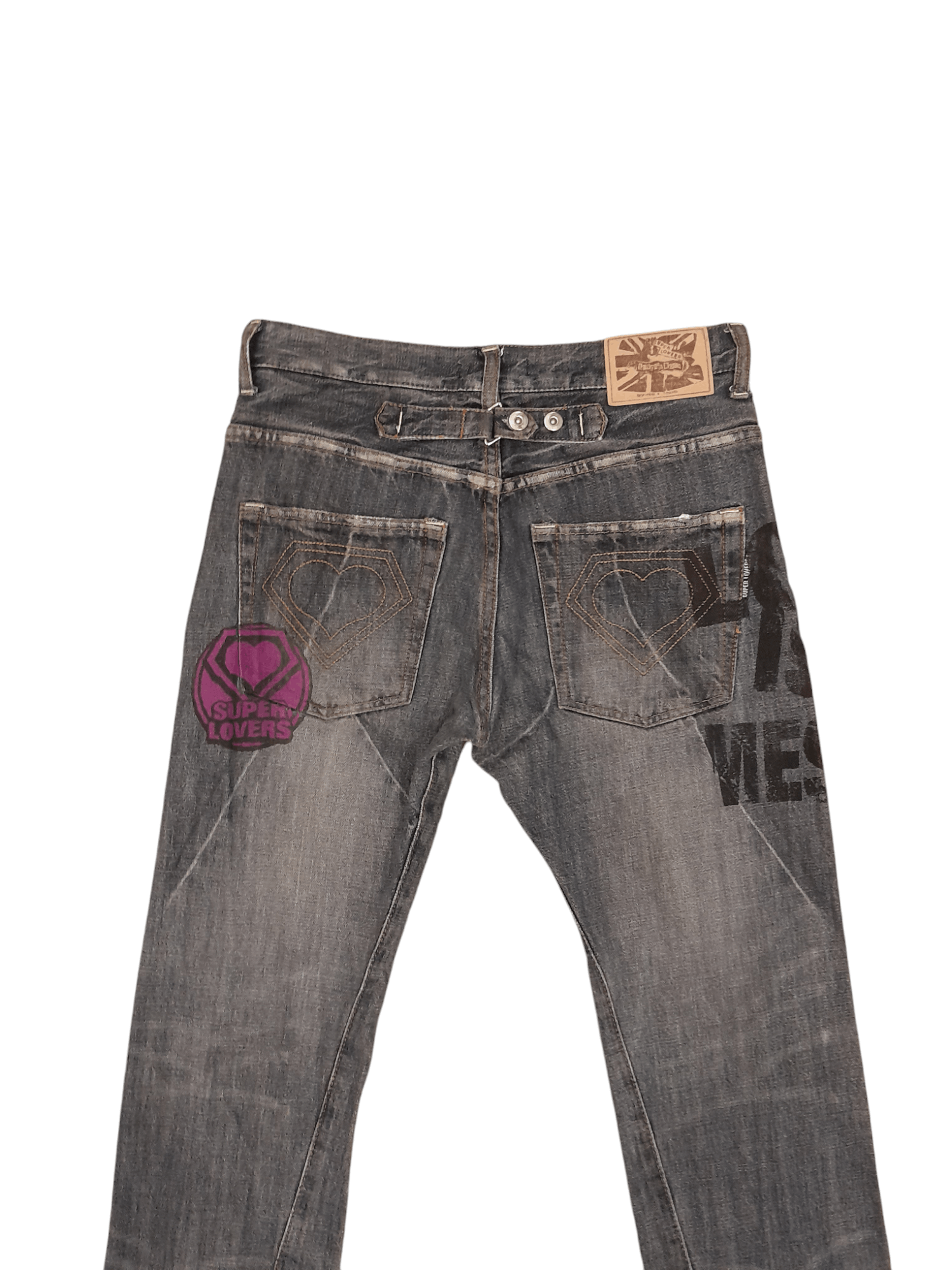 Takashi Murakami Super Lovers Rock by Takashi Murakami & Osumi Denim (F412) Size US 29 - 2 Thumbnail