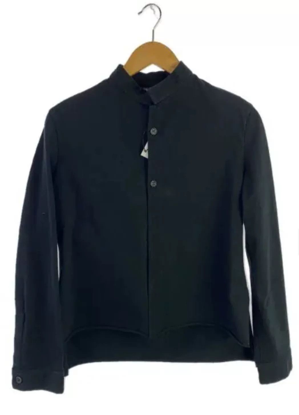 Yohji Yamamoto Black Buttoned Collar Jacket by Y's bis Size US S / EU 44-46 / 1 - 1 Thumbnail