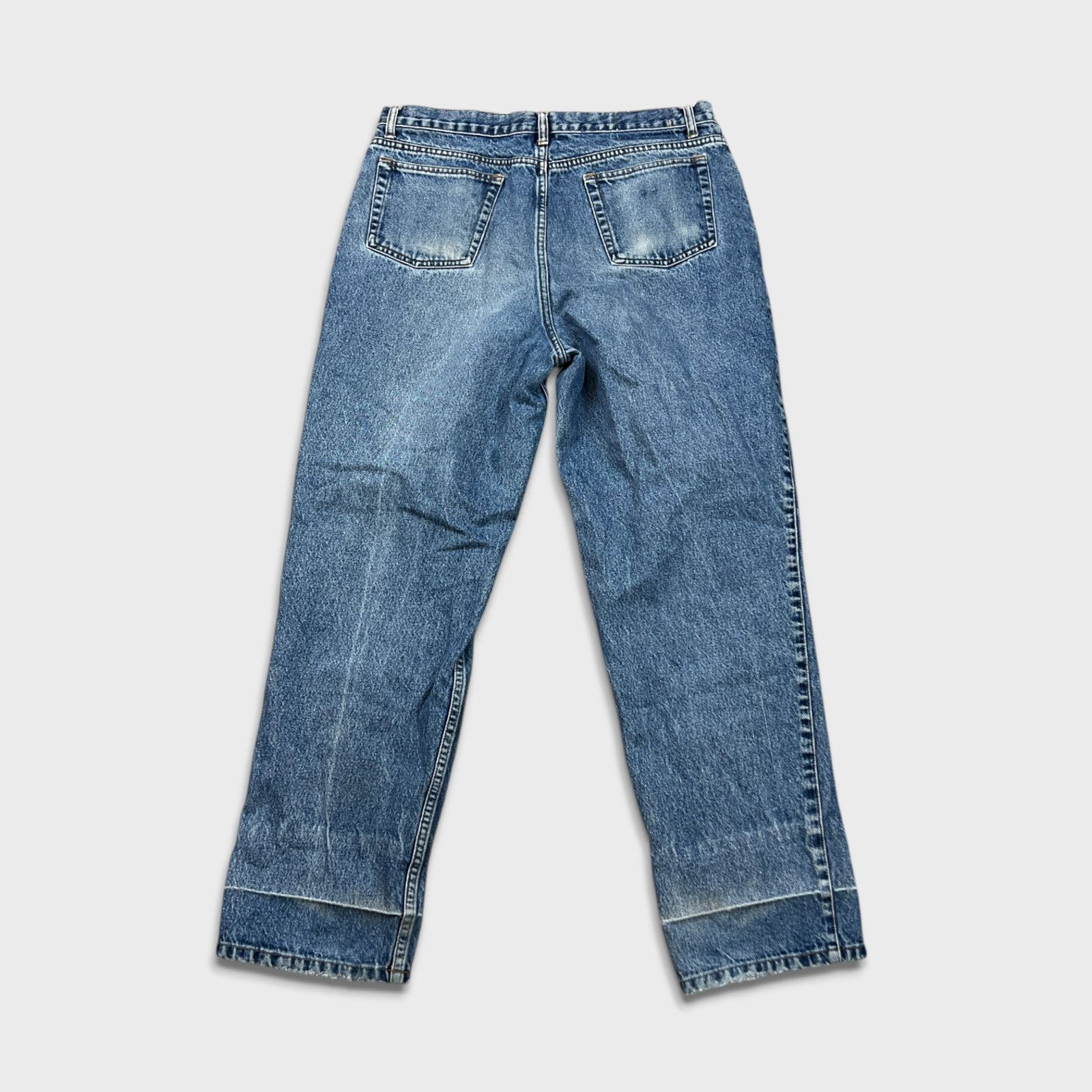 Polo Ralph Lauren Chaps Ralph Lauren Jeans 34x30 Loose Fit Faded Denim Pants Size US 34 / EU 50 - 6 Thumbnail
