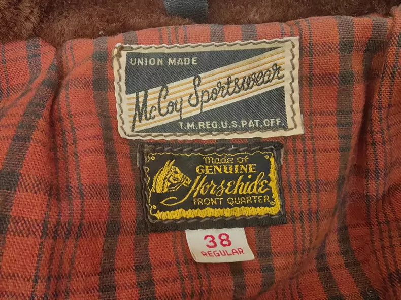 The Real McCoy's the real mccoys Size 38Brown Bear Leather Jacket Size US M / EU 48-50 / 2 - 8 Thumbnail