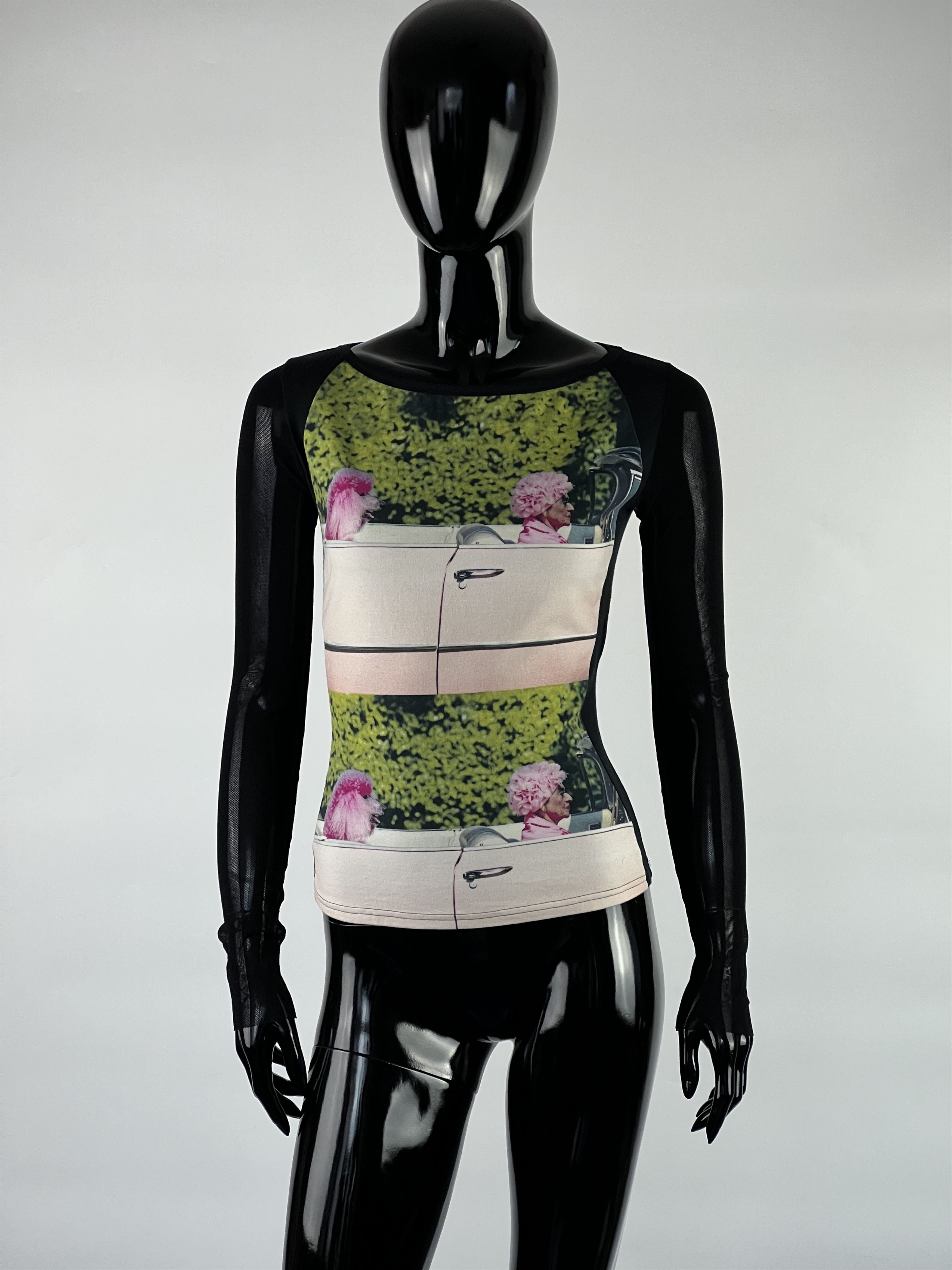 Other Marc Cain Mesh Long Sleeve Printed Shirt Size 1 Size S / US 4 / IT 40 - 1 Thumbnail