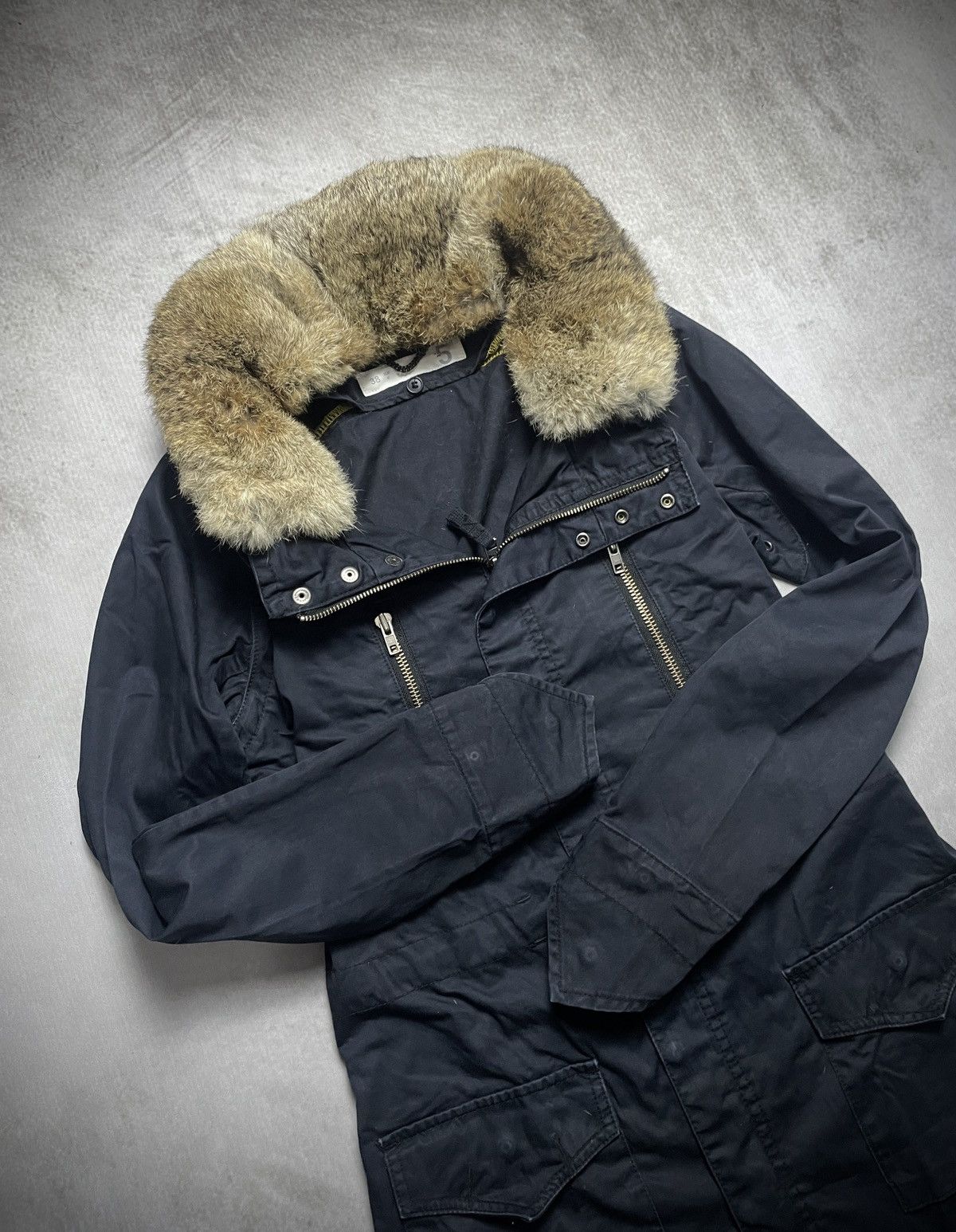 Japanese Brand 2000’s Five 5 - Archive Apocalypse Fur Rabbit Bono Parka Size US M / EU 48-50 / 2 - 19 Thumbnail