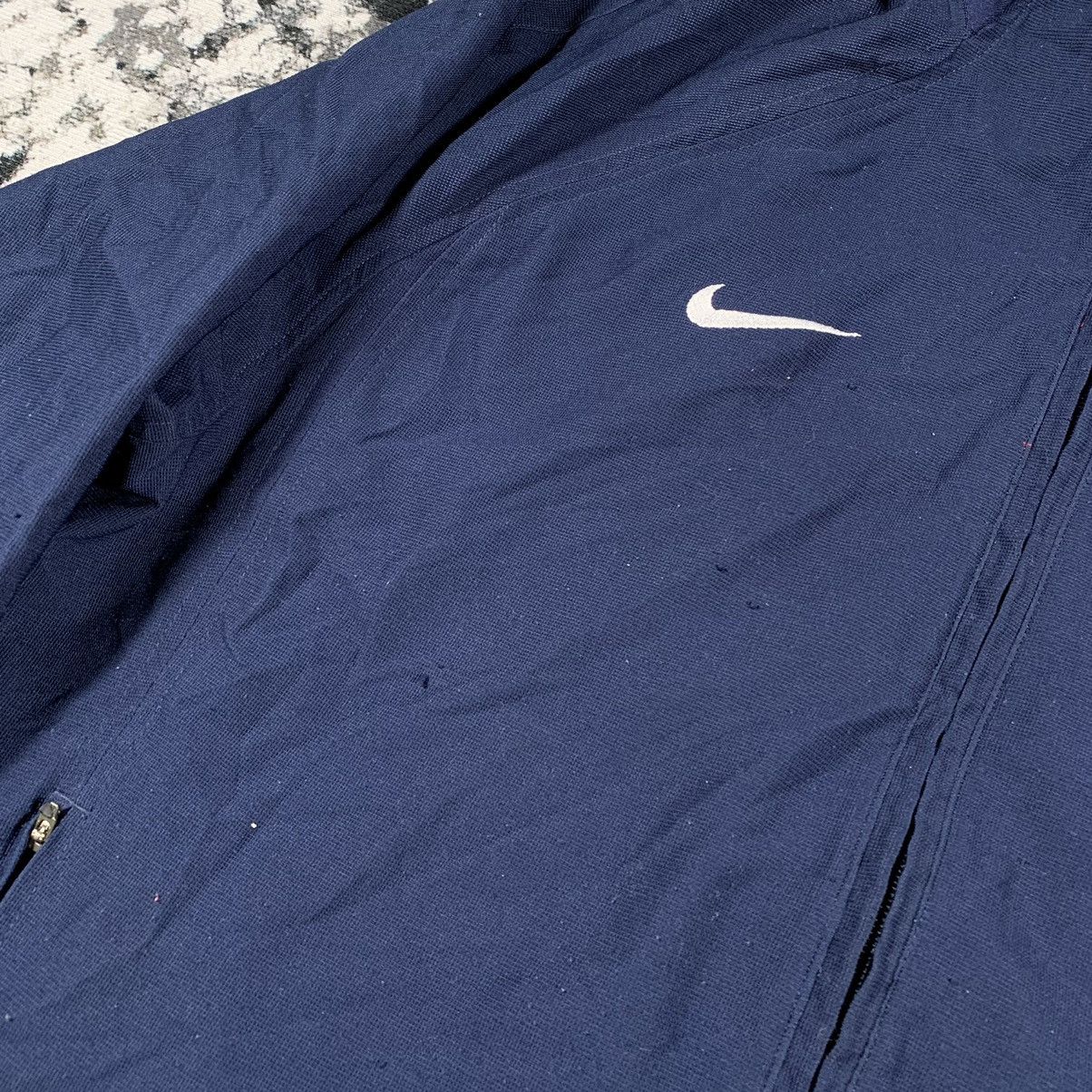 Nike × Vintage Vintage 90’s Nike USA Big Logo Football Zip Jacket Rare Size US XL / EU 56 / 4 - 10 Thumbnail