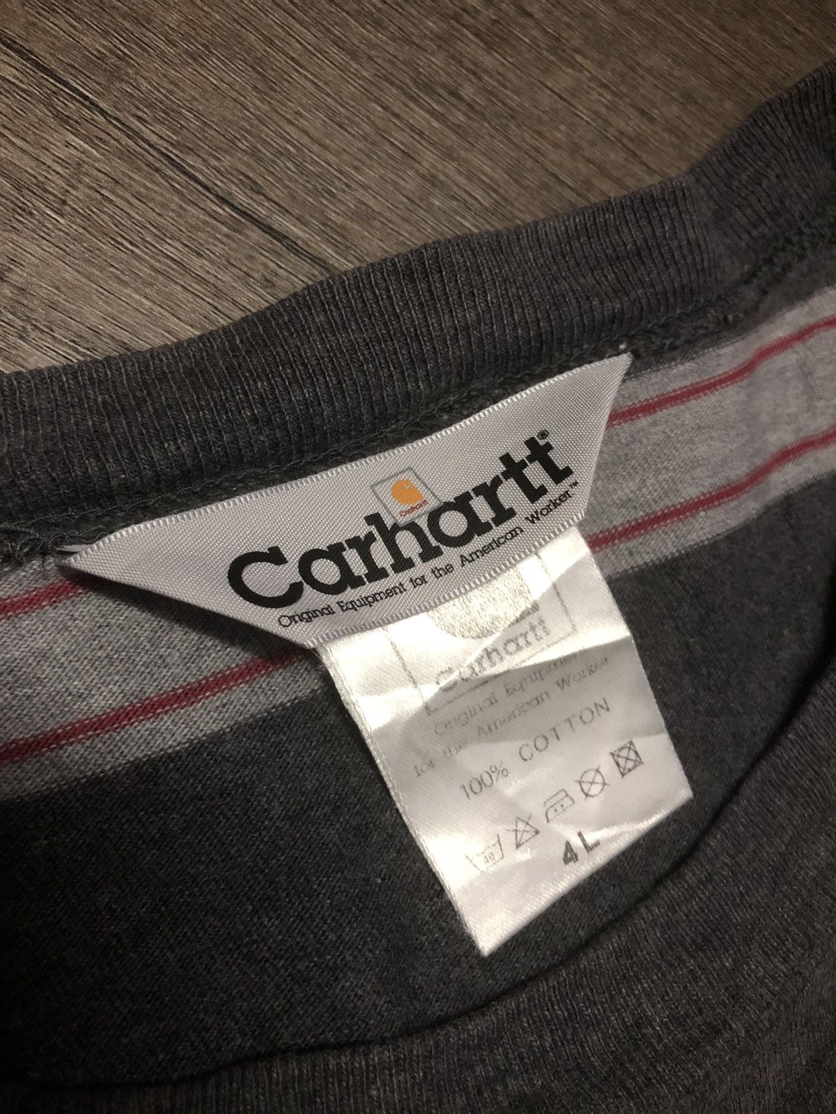 Carhartt × Vintage Vintage Carhartt Long Sleeve Shirt Size US XXL / EU 58 / 5 - 3 Thumbnail