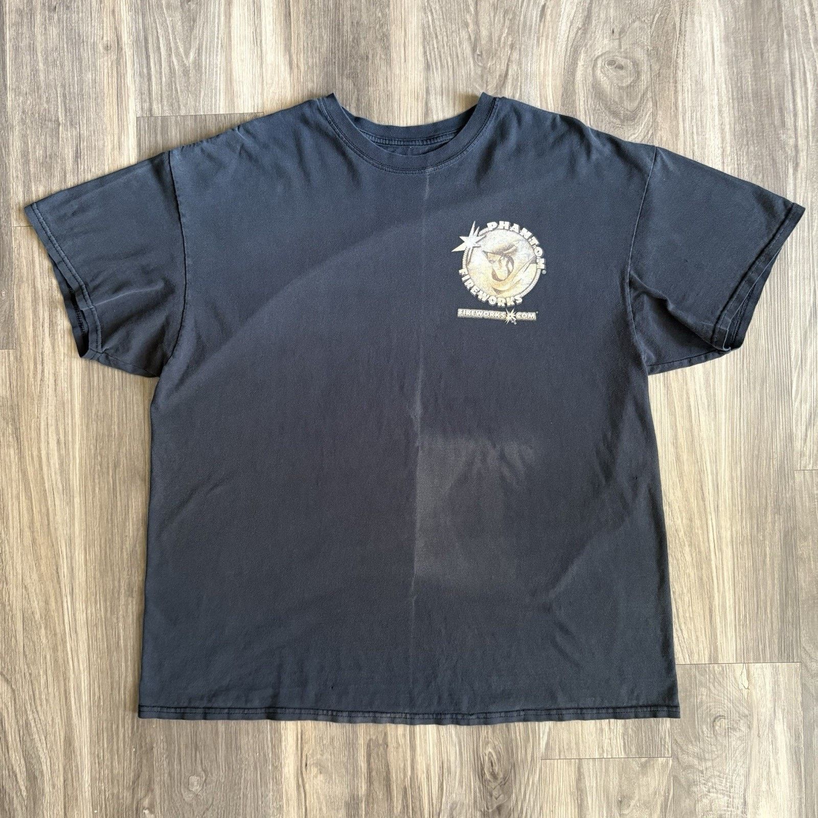 Vintage Vintage Gradient Sun Faded Worn WIP Workwear T-Shirt Size XL Size US XL / EU 56 / 4 - 1 Thumbnail