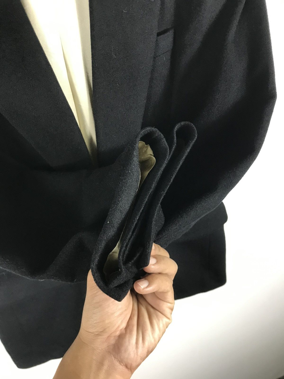Designer × Vintage ⚡️Vintage Fioravanti Soft Cashmere Single Breast Coat Blazer Size 46R - 7 Thumbnail