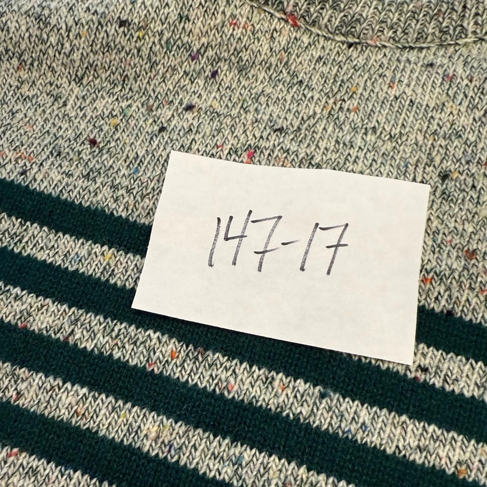 Other Penrose vintage sweater speckled gray & green stripes SZ SM Size S / US 4 / IT 40 - 10 Thumbnail