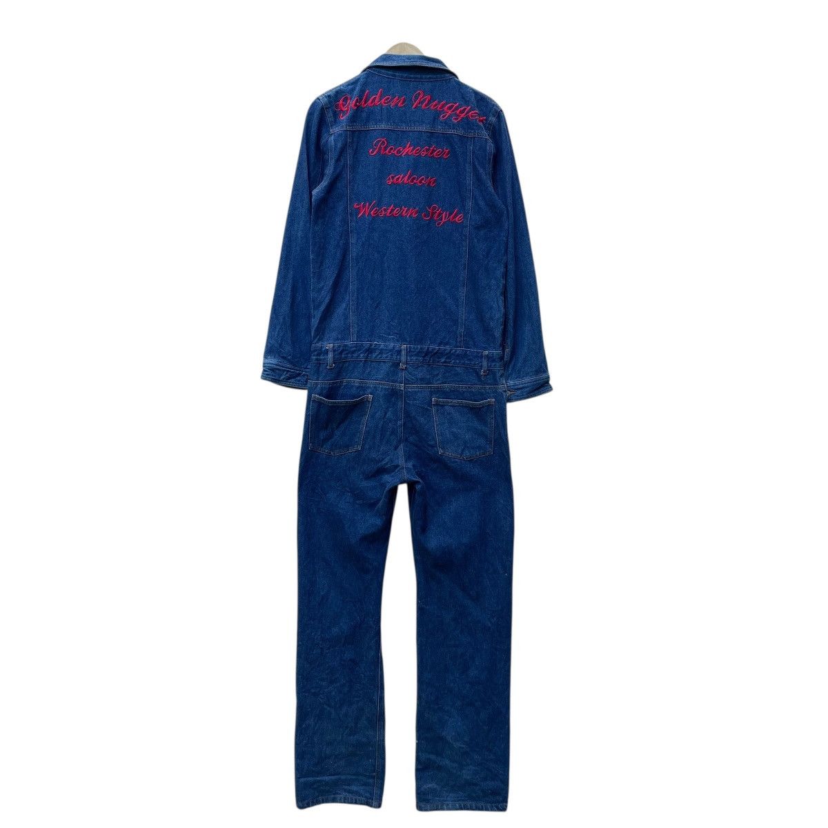 Japanese Brand × Vintage Vintage Denim Coveralls Agate Label Size Large Size US 36 / EU 52 - 2 Thumbnail