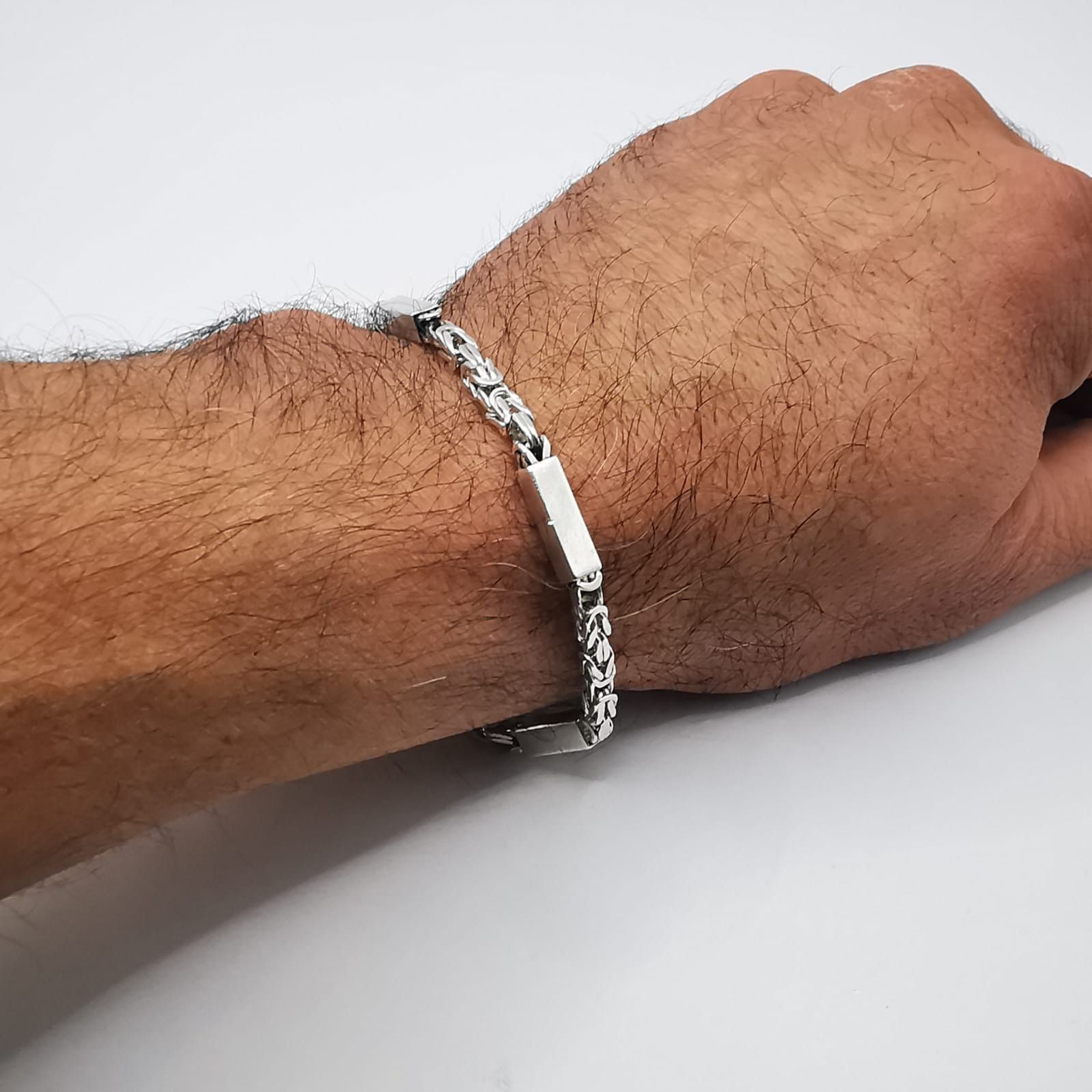 Sterling Silver Vintage Bracelet Jewelry,925 Sterling Silver 21,35g Size ONE SIZE - 2 Thumbnail