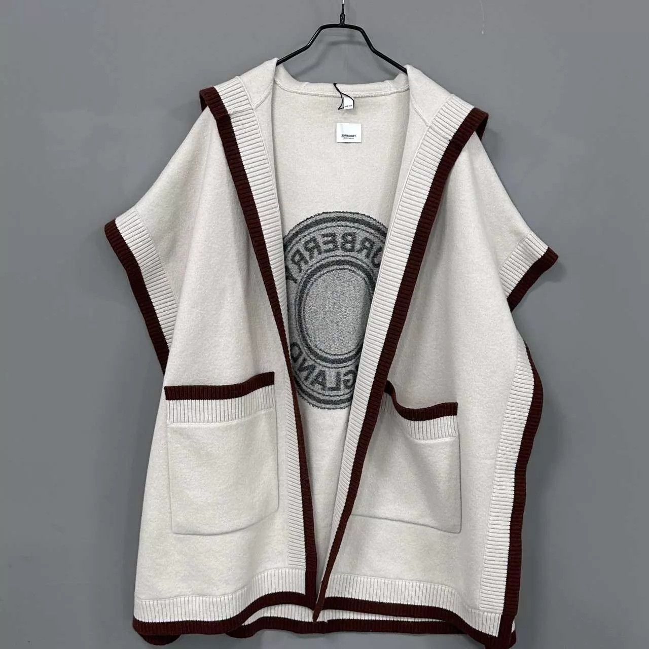 Burberry Burberry Hooded Cape Circle Logo One Size Size ONE SIZE - 2 Thumbnail