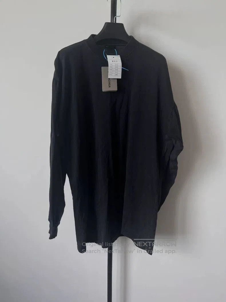 Balenciaga Balenciaga Letter Print Long Sleeve T. Size US M / EU 48-50 / 2 - 2 Thumbnail