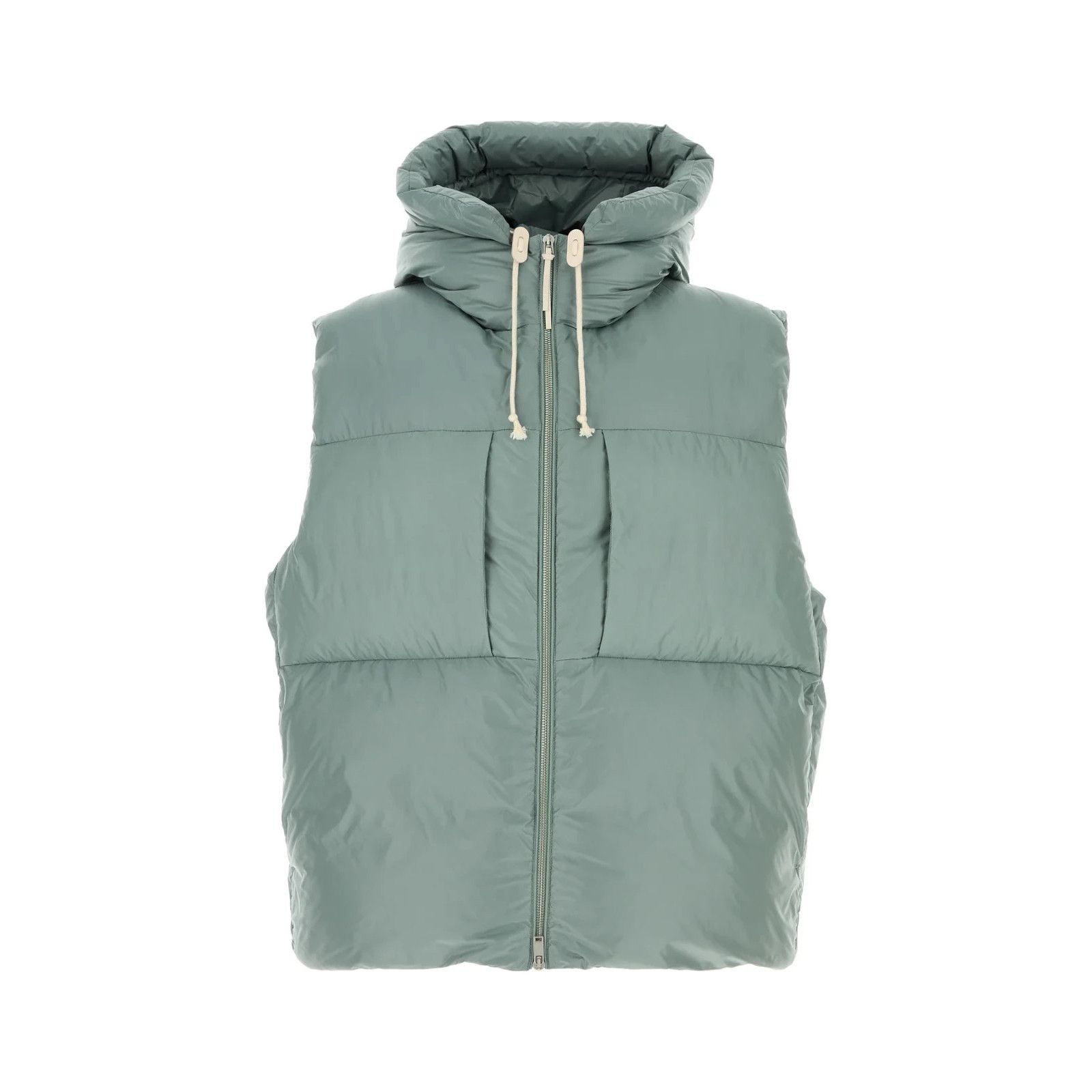 Jil Sander JIL SANDER Powder Light Blue Sleevless Down Jacket New & Aut Size US M / EU 48-50 / 2 - 1 Thumbnail
