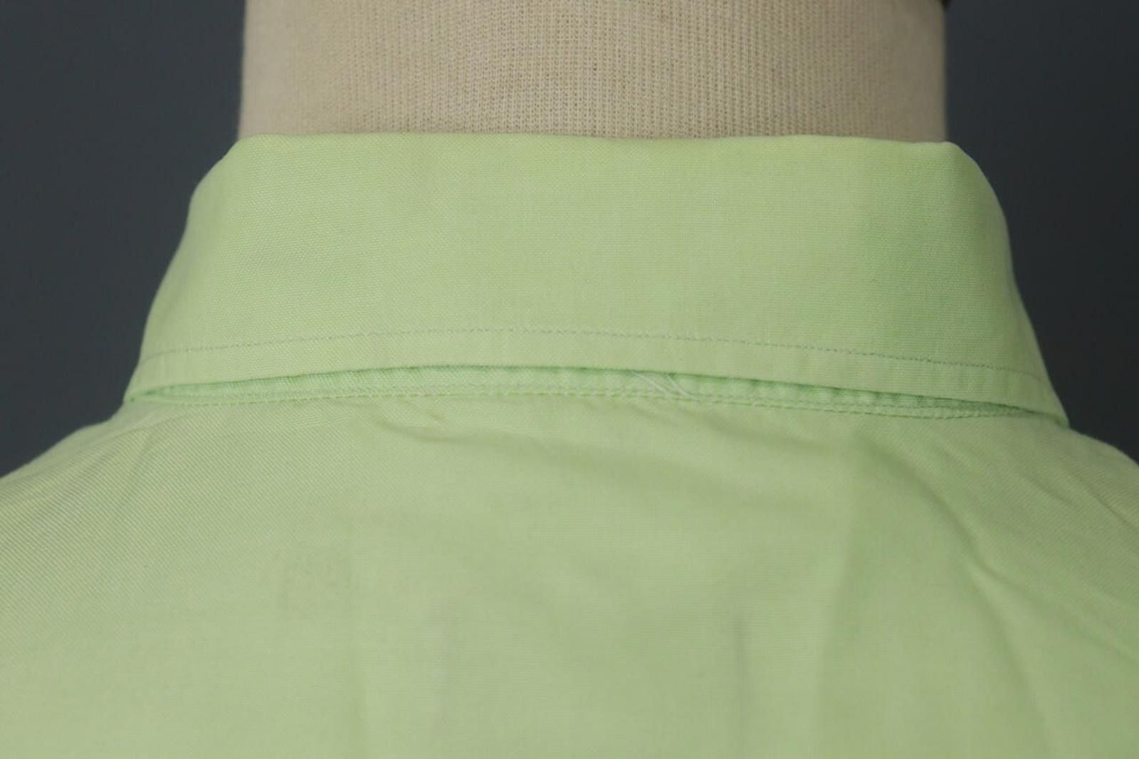 Paul & Shark Paul & Shark Yachting Green Collar Oxford Shirt Size 40 Size US M / EU 48-50 / 2 - 10 Thumbnail