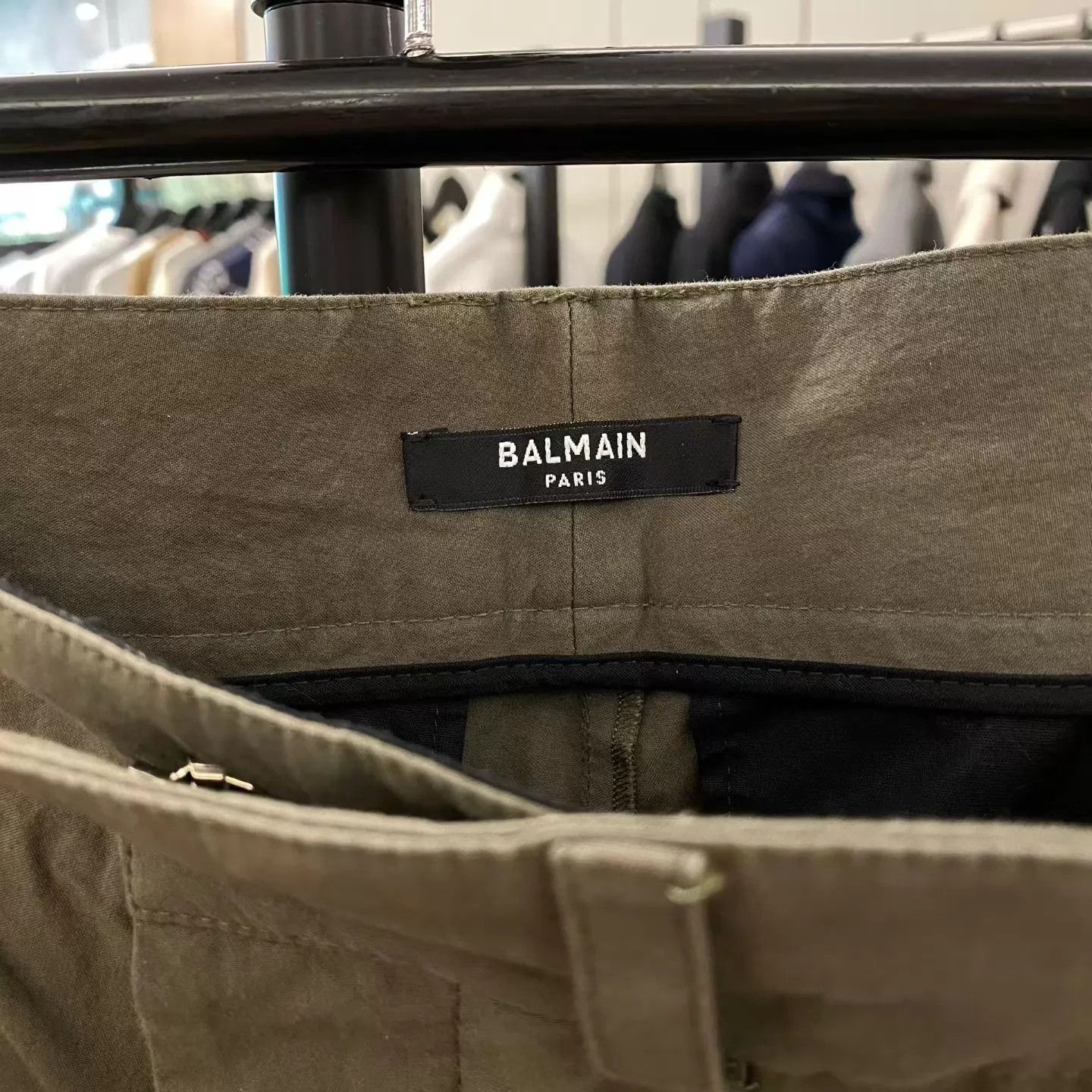 Balmain Balmain MultiPocket Khaki Green WorkPants 46 99 New Unisex Size US 30 / EU 46 - 4 Thumbnail