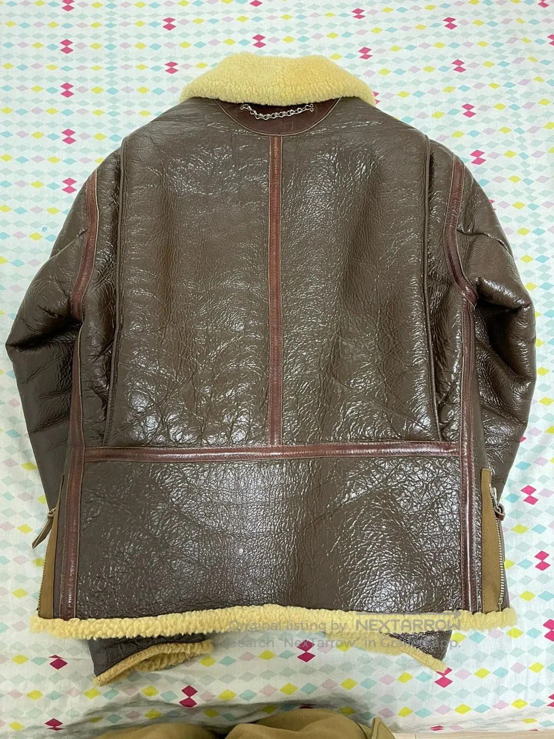 The Real McCoy's real mccoys b-6 leather aviator jacket. Size US S / EU 44-46 / 1 - 2 Thumbnail