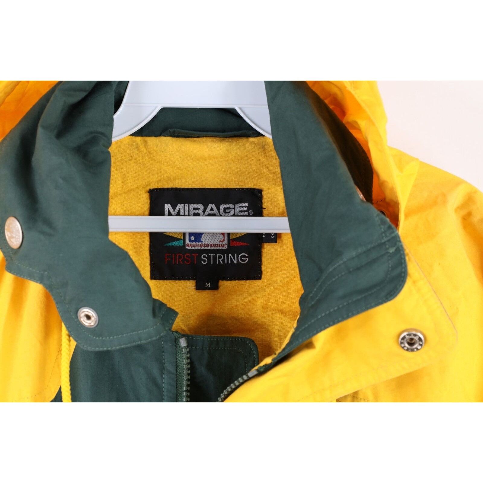 Vintage NOS Vintage 90s Hooded Oakland Athletics Baseball Jacket Size US M / EU 48-50 / 2 - 5 Thumbnail