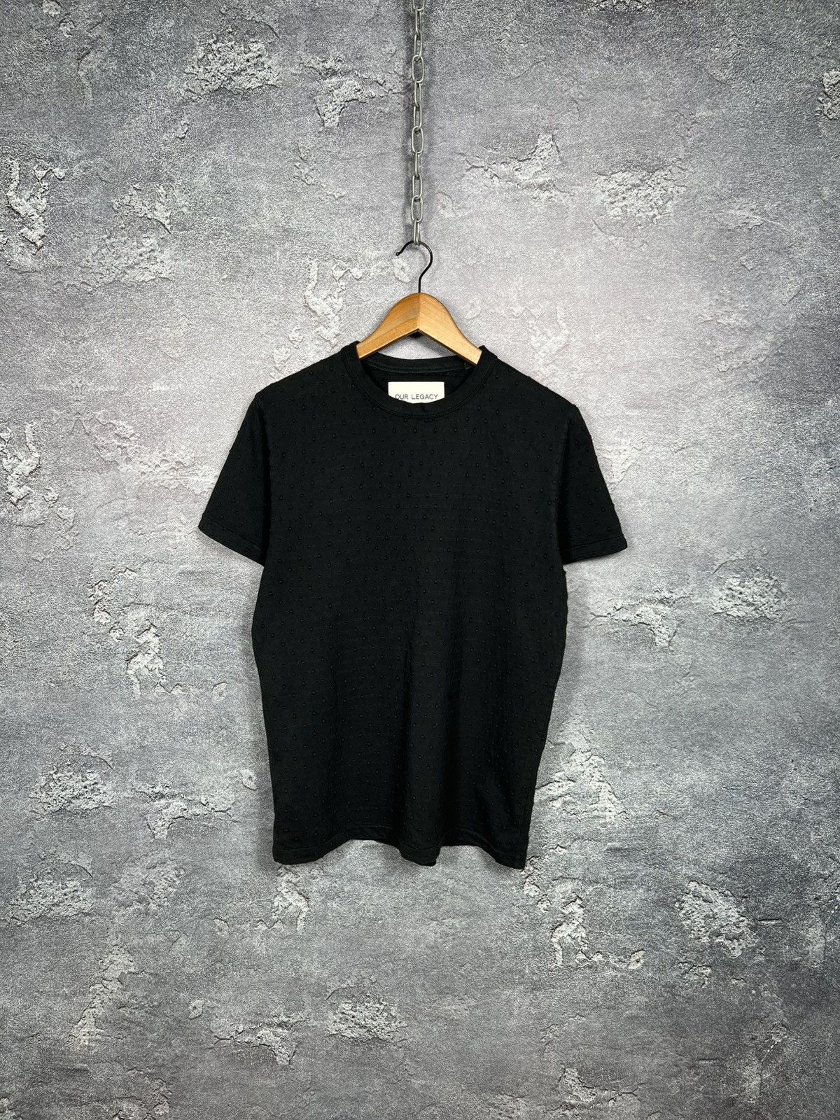 Our Legacy Our Legacy AW15 Overdyed JCQRD Polka Dot Design T-shirt Size US M / EU 48-50 / 2 - 1 Thumbnail
