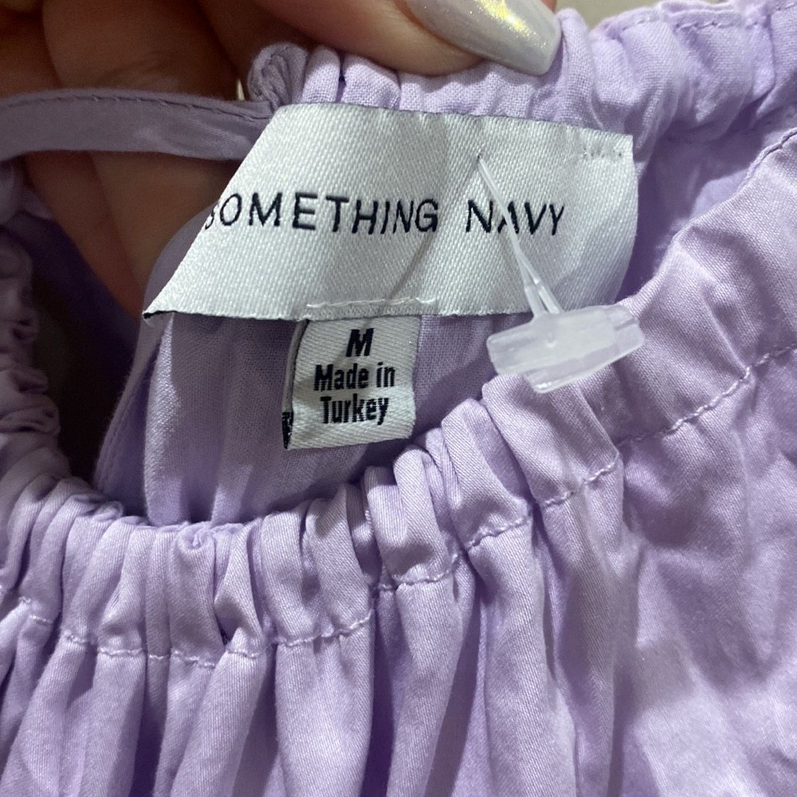 Designer Revolve Something Navy Cut Out Midi Dress in Purple M Size M / US 6-8 / IT 42-44 - 6 Thumbnail