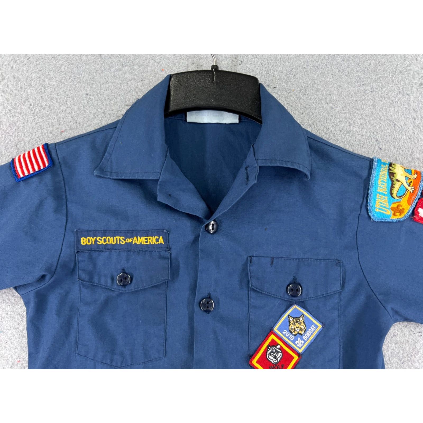 Vintage VINTAGE Boy Scouts of America Shirt Mens M Blue 2000 Y2K Utah Patch Apparel Read Size US M / EU 48-50 / 2 - 5 Thumbnail
