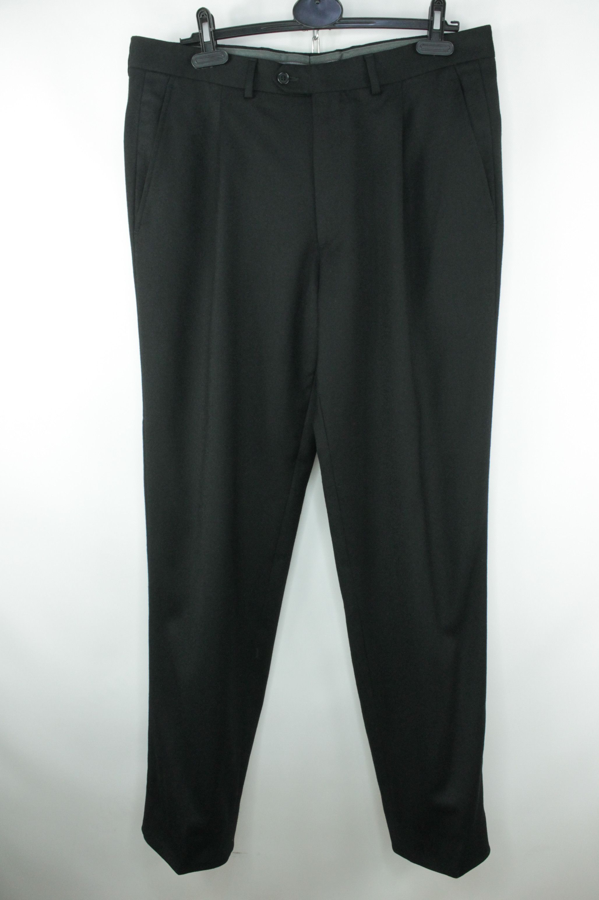 Designer × Gianfranco Ferre × Vintage Vintage Gianfranco Ferre Studio Plated Black Wool Pants Size US 36 / EU 52 - 1 Thumbnail