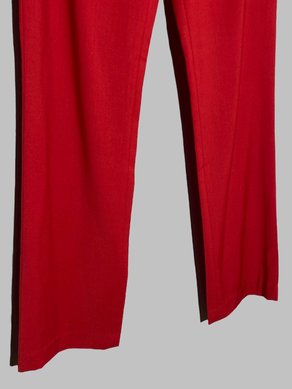 Versace Gianni Versace Vintage 90s Hot Red Classic Pants Size 27" / US 4 / IT 40 - 4 Thumbnail