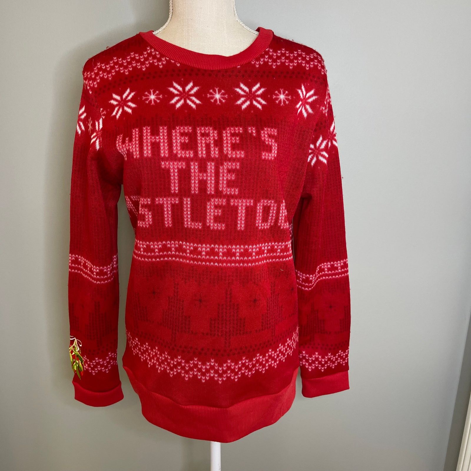 Mad Engine Mad Engine Where's the Mistletoe Sweatshirt, M Size US M / EU 48-50 / 2 - 2 Thumbnail