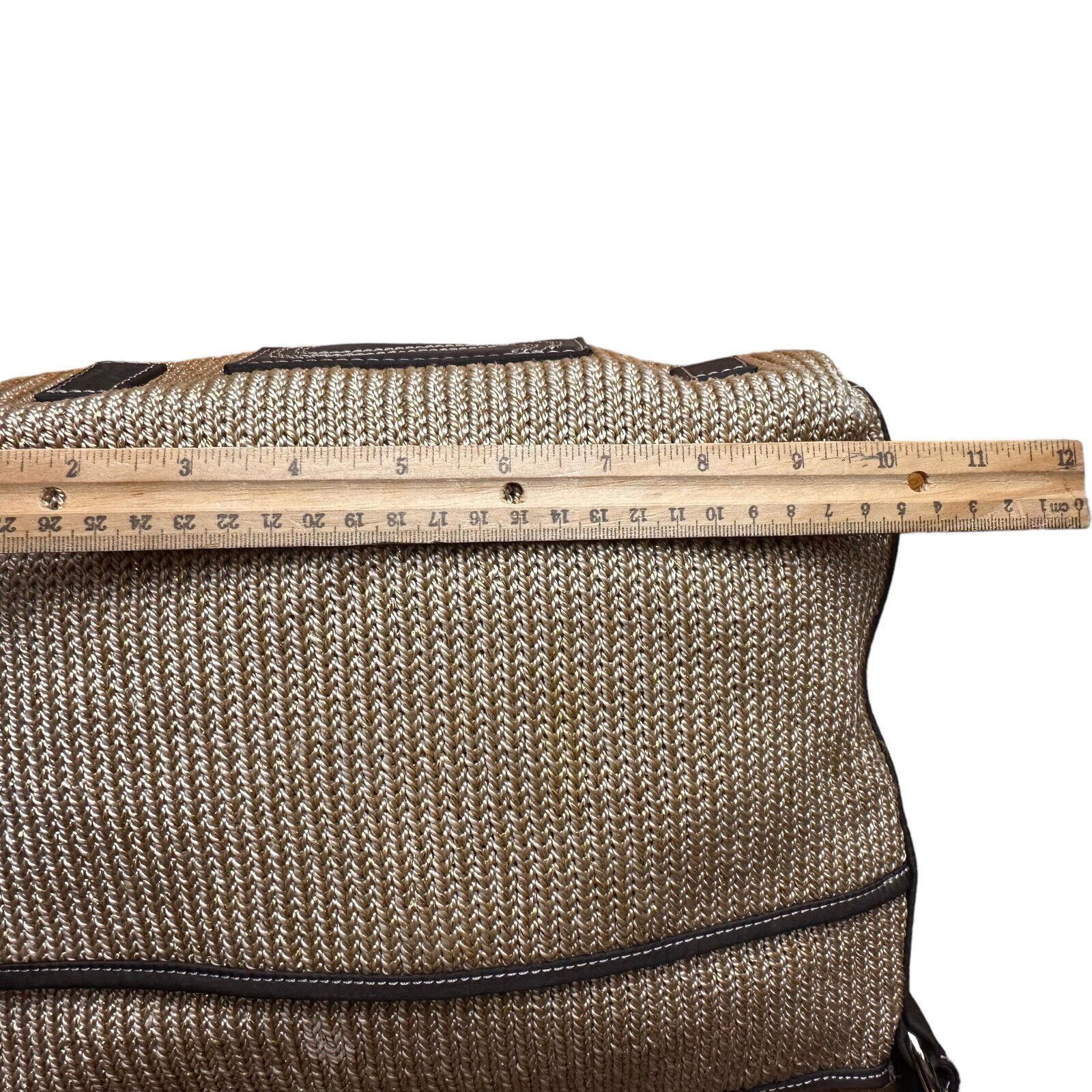 The Sak The Sak Original Taupe Woven Knit Leather Strap Shoulder Bag Size ONE SIZE - 14 Thumbnail