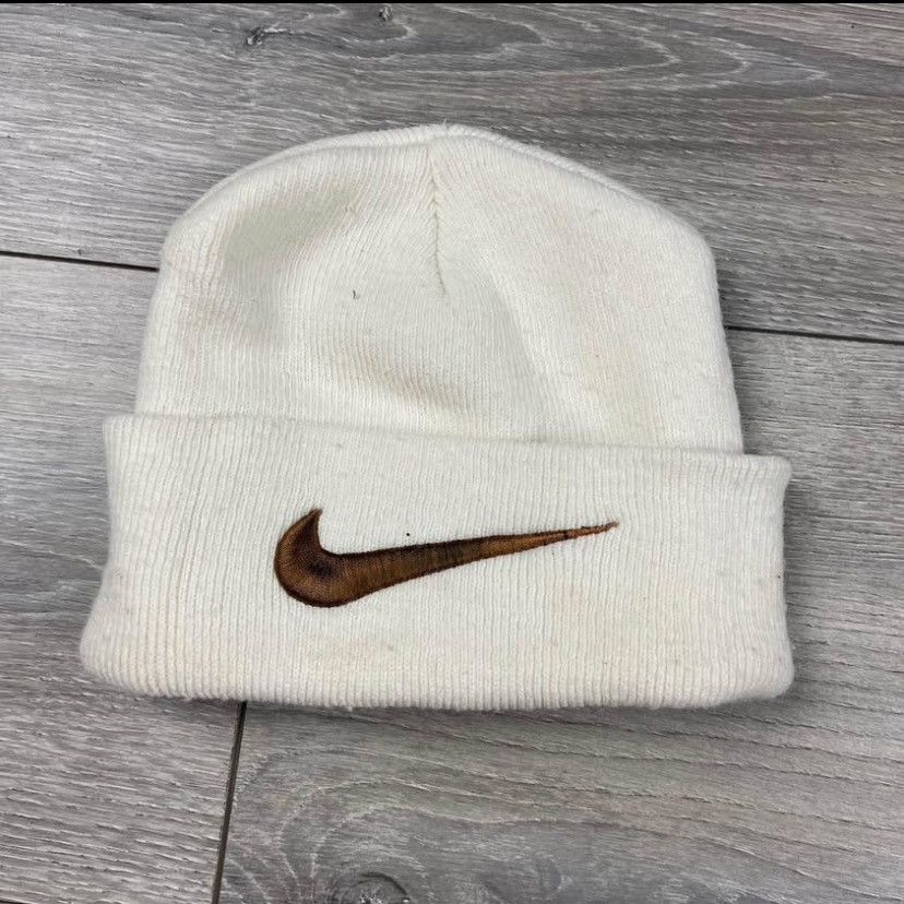 Nike 🔥 Vintage Nike Beanie Size ONE SIZE - 1 Thumbnail