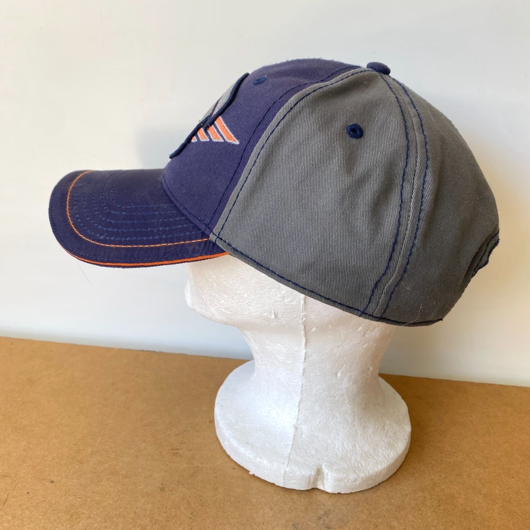 Harley Davidson Harley Davidson Strapback Hat Aviator Skull Wings Patch Blue Gray Orange One Size Unisex Adults Baseball Cap Size ONE SIZE - 3 Thumbnail