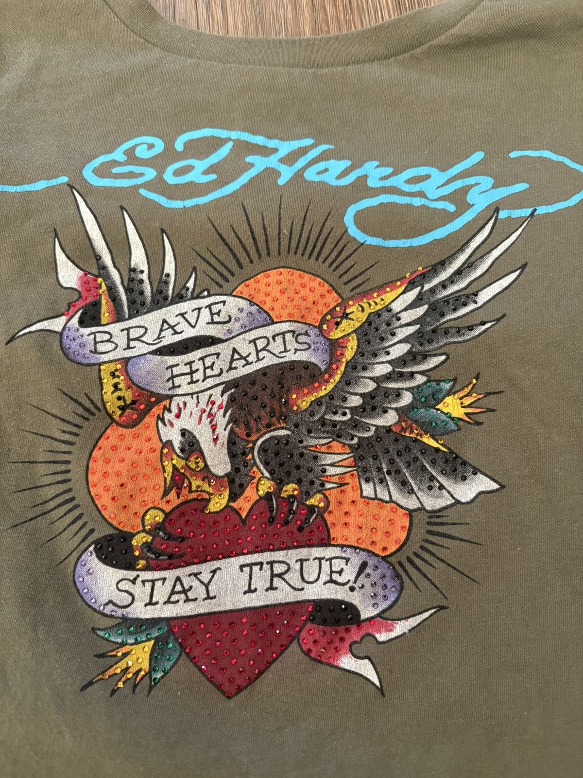 Ed Hardy Small Ed Hardy Cropped Tee Size S / US 4 / IT 40 - 2 Thumbnail