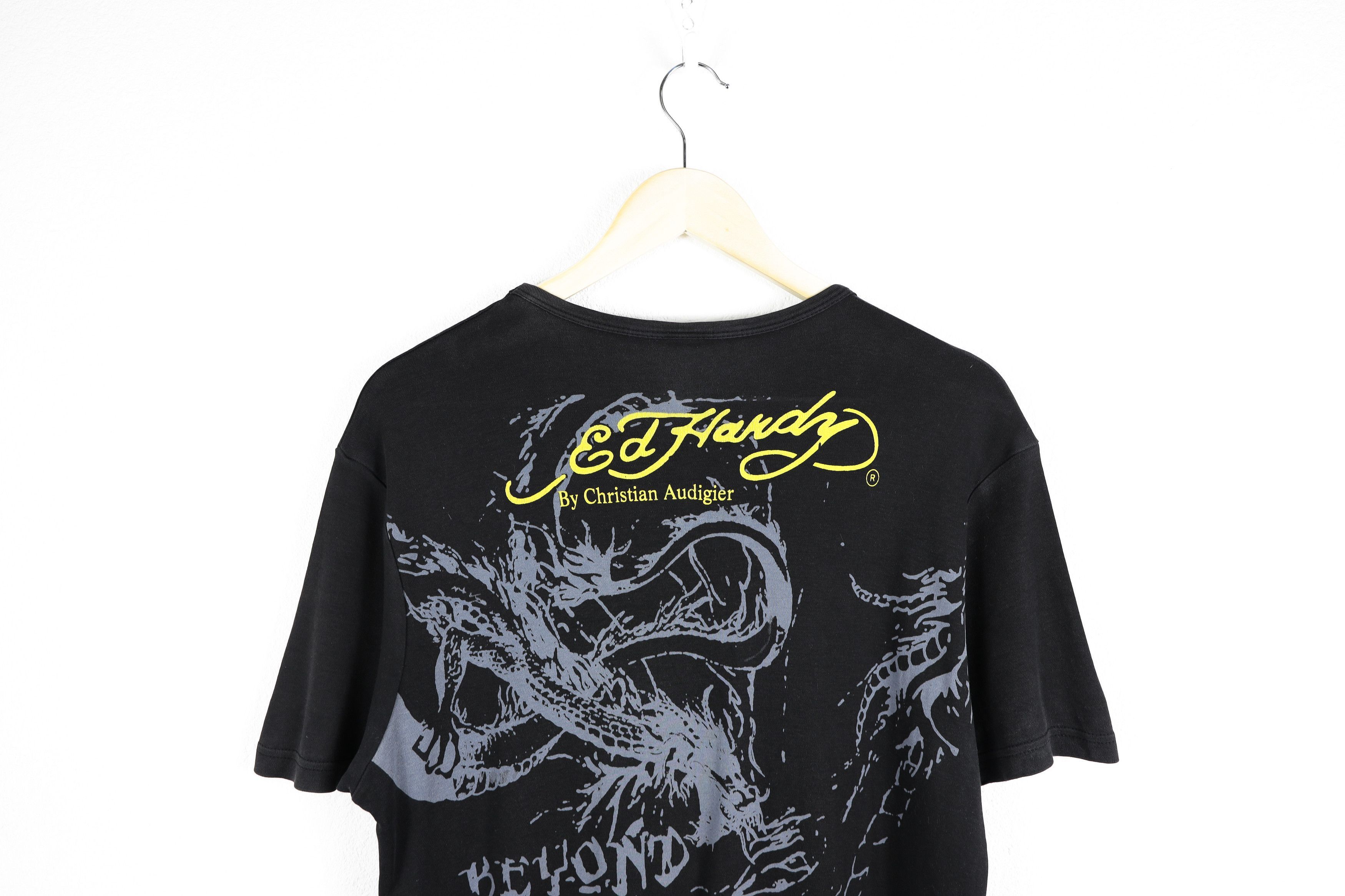 Christian Audigier Vintage Ed Hardy by Christian Audigier Tiger Graphic T-shirt Size US XL / EU 56 / 4 - 9 Thumbnail