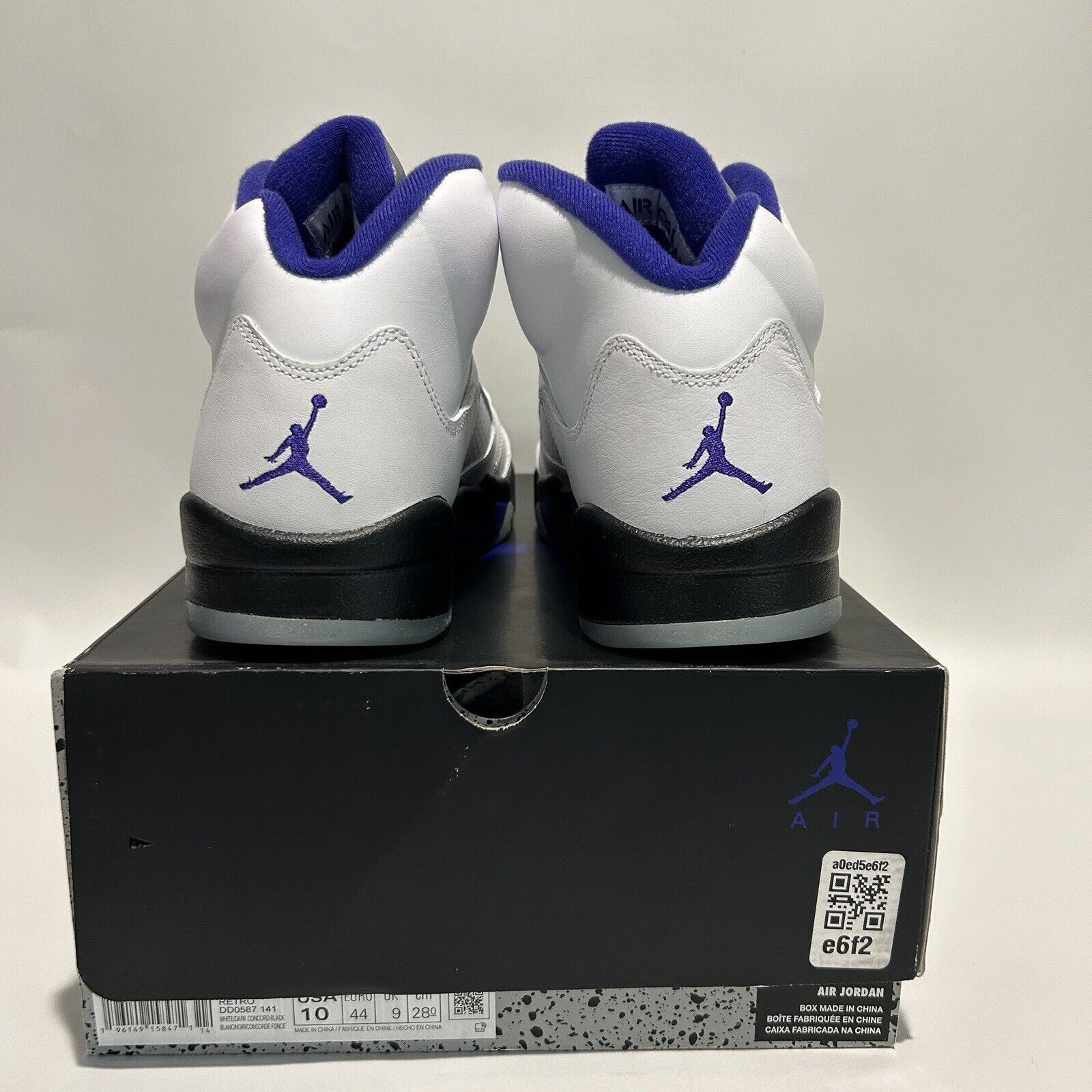 Nike Nike Air Jordan 5 Retro “Dark Concord” 2024 Size US 10 / EU 43 - 4 Thumbnail