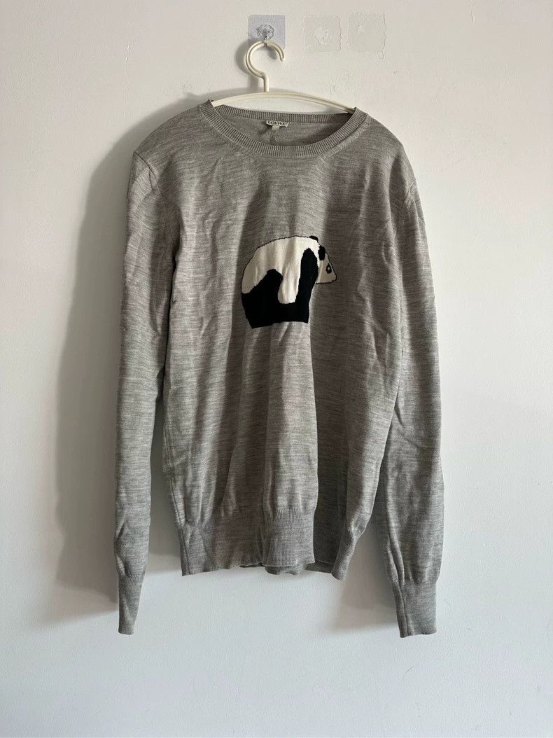 Loewe LOEWE Wool sweater with panda pattern Size XS / US 0-2 / IT 36-38 - 1 Thumbnail