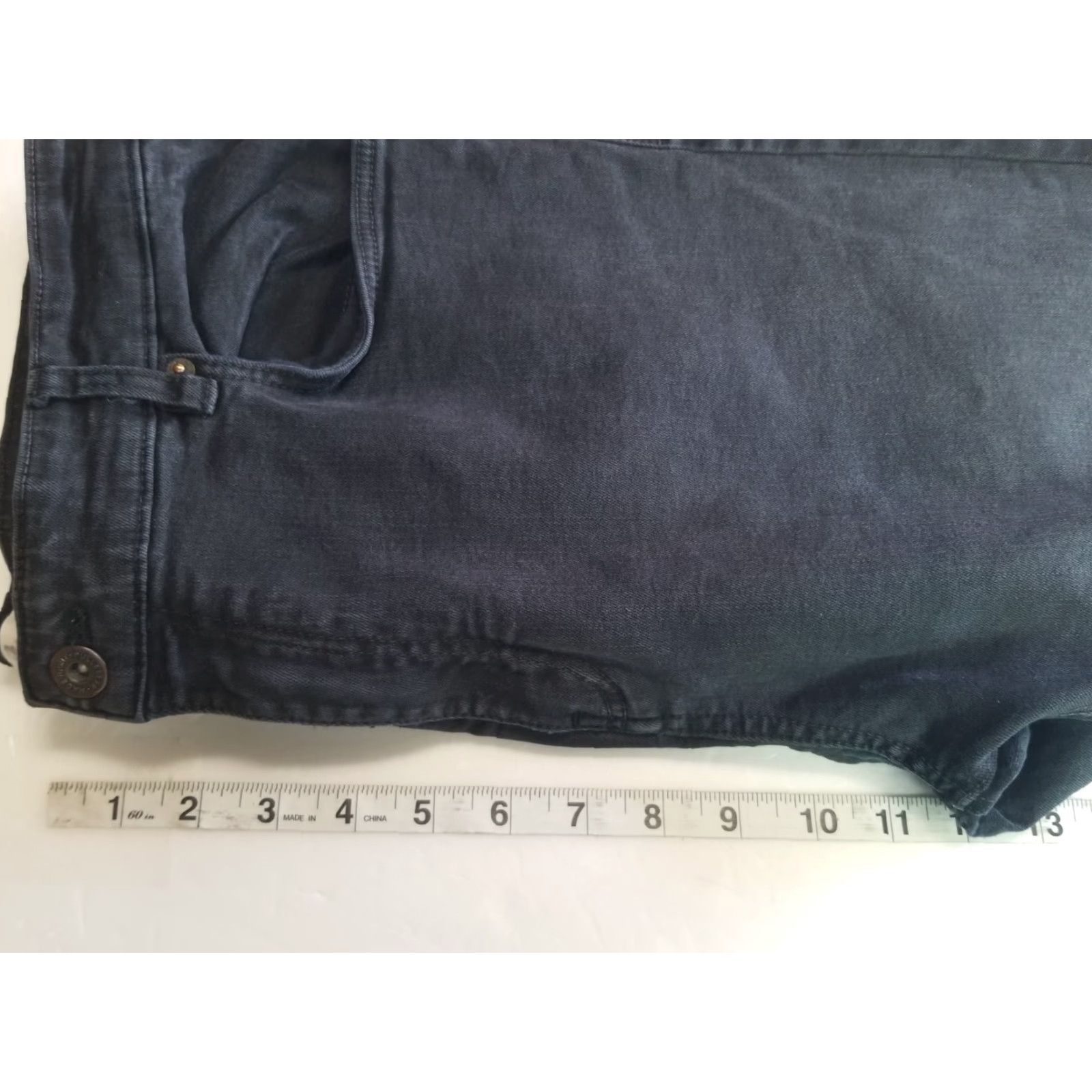 Vintage Pull & Bear Jeans Men Tapered Slim Fit Black Size 32 Inseam 30 Measurements Size US 32 / EU 48 - 4 Thumbnail