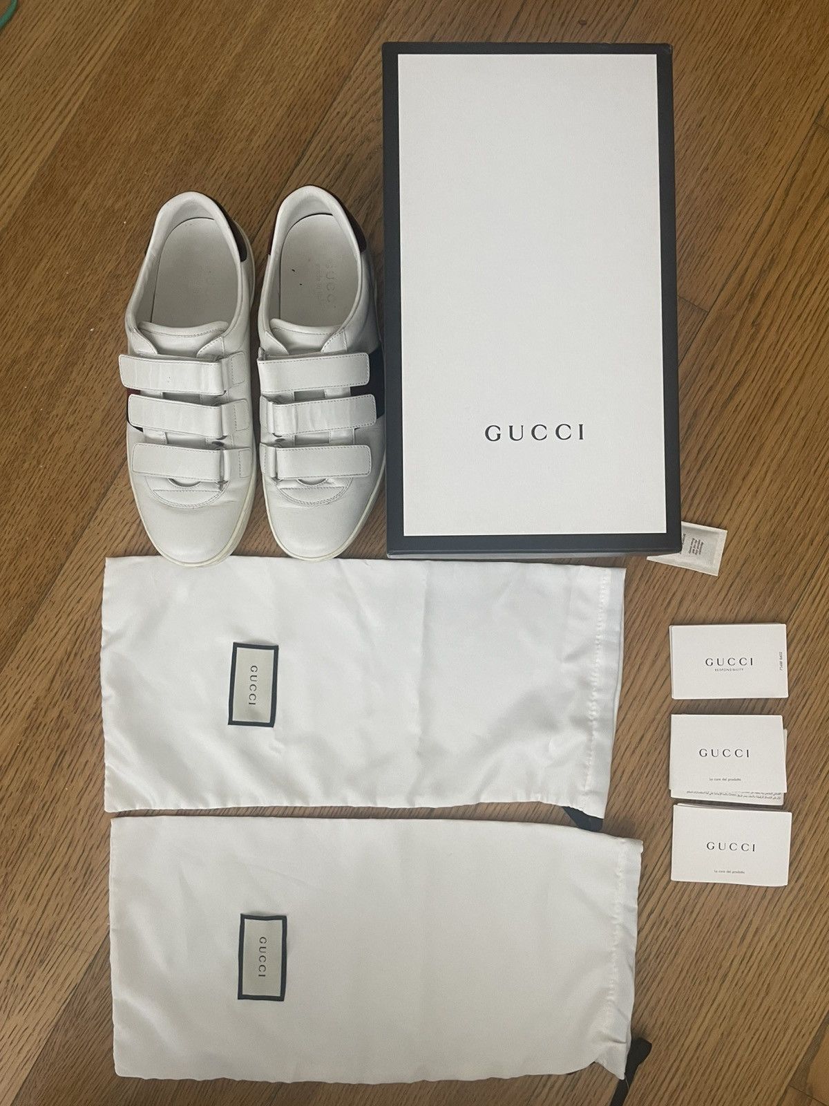 Gucci Gucci Grip-Strap sneakers Size US 10 / EU 43 - 1 Thumbnail