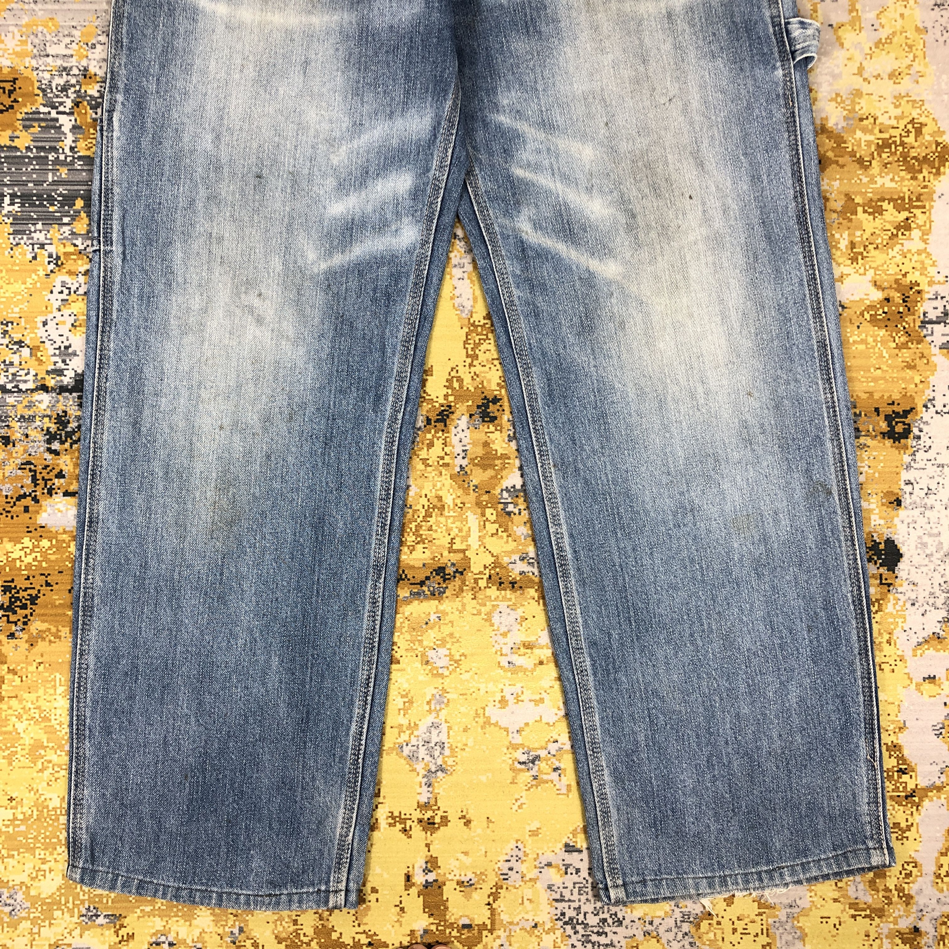 Hanes × Vintage Vintage Hanes Carpenter Jeans 33 x 29.5 L1291 Size US 33 - 3 Thumbnail