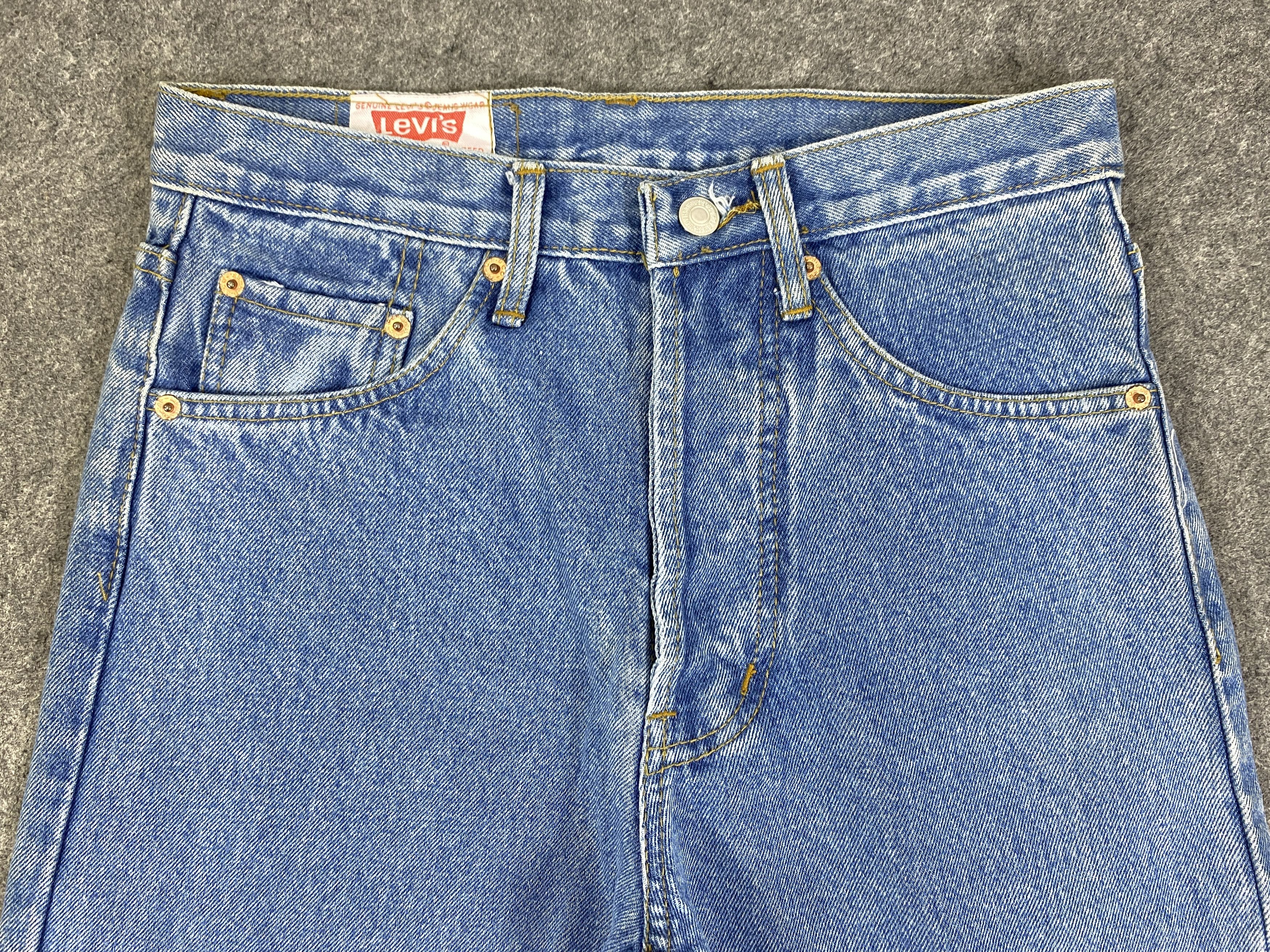 Levi's Blue Vintage Levis 501 Denim Jeans 29x33 - JN3159 Size US 29 - 3 Thumbnail