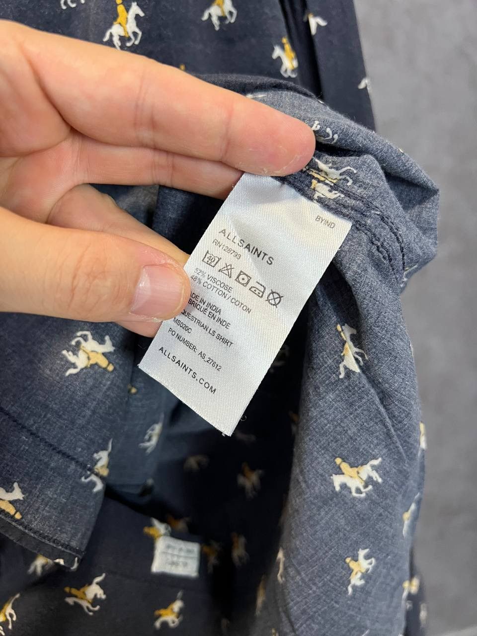 Allsaints Allsaints Japan Made crazy designer shirt Size US M / EU 48-50 / 2 - 4 Thumbnail