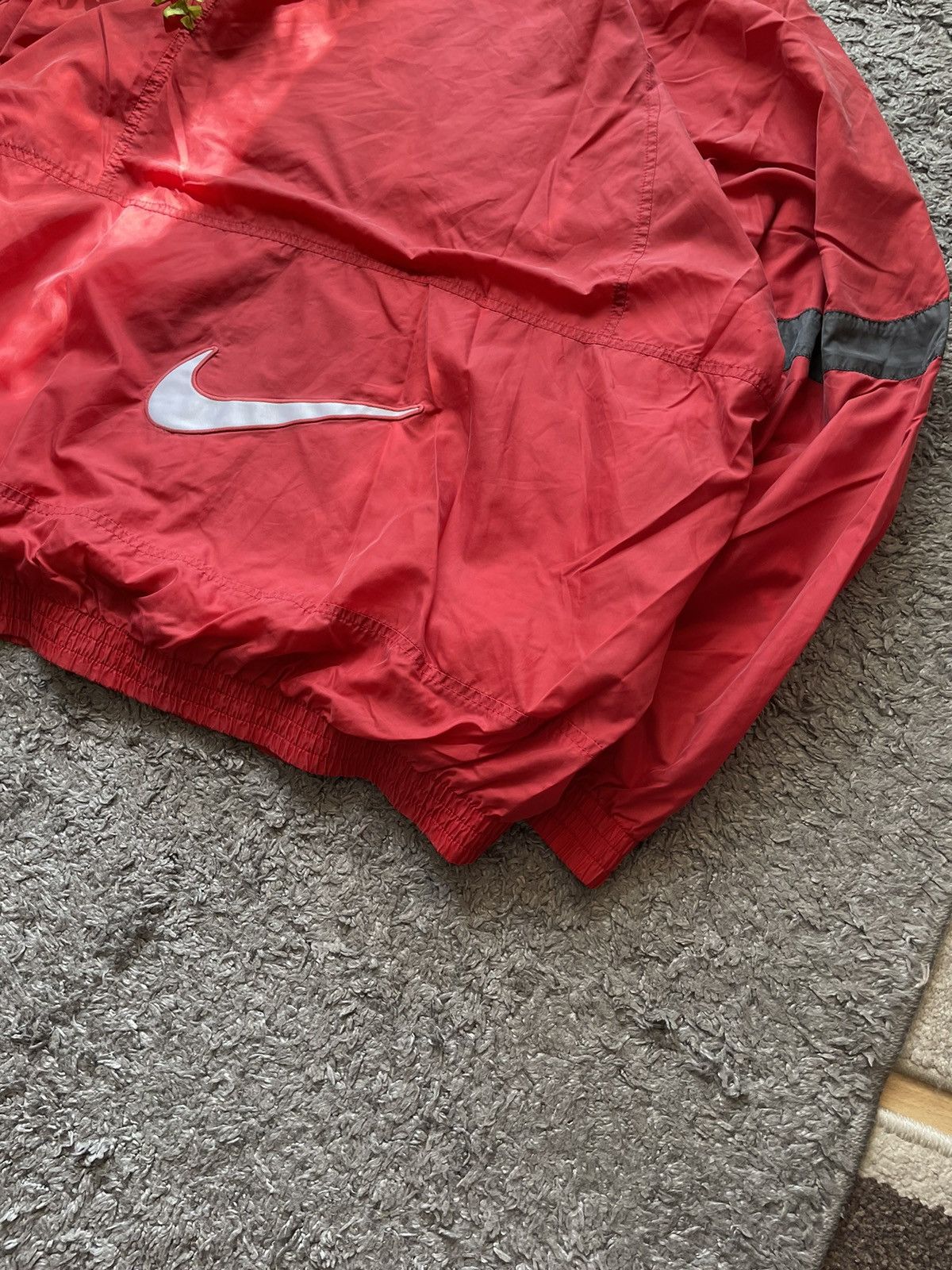 Nike × Vintage 90s Nike Vintage Jacket Streetwear Rare Big Logo Swoosh Size US XL / EU 56 / 4 - 6 Thumbnail