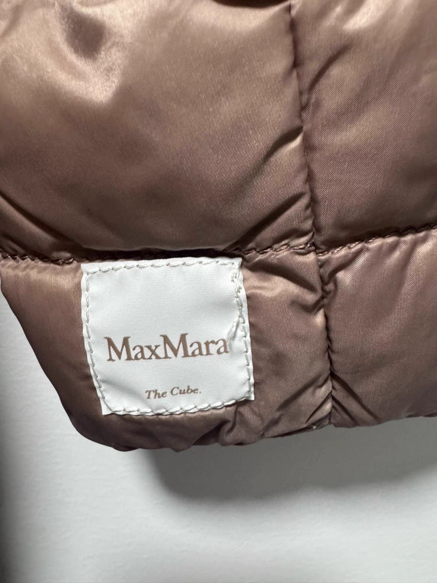Max Mara Maxmara The Cube Camel Goose Down Jacket K13 Size XXS / US 00 / IT 34 - 3 Thumbnail